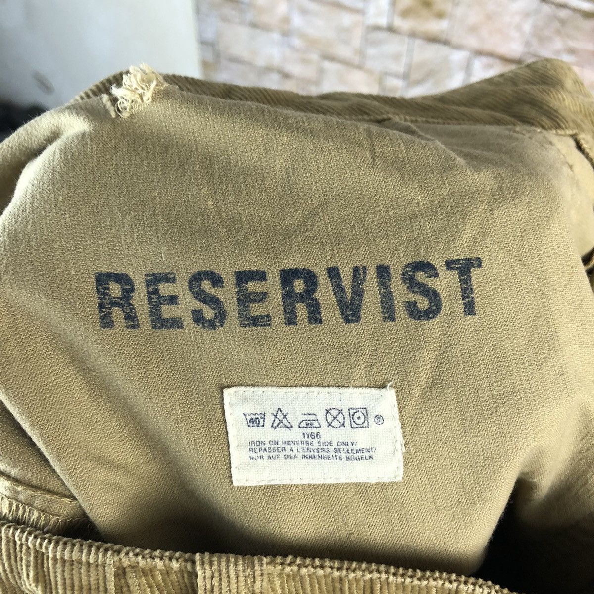 Gap Gap Reservist vintage Brown Corduroy bush Pants #A153 Size US 31 - 22 Thumbnail