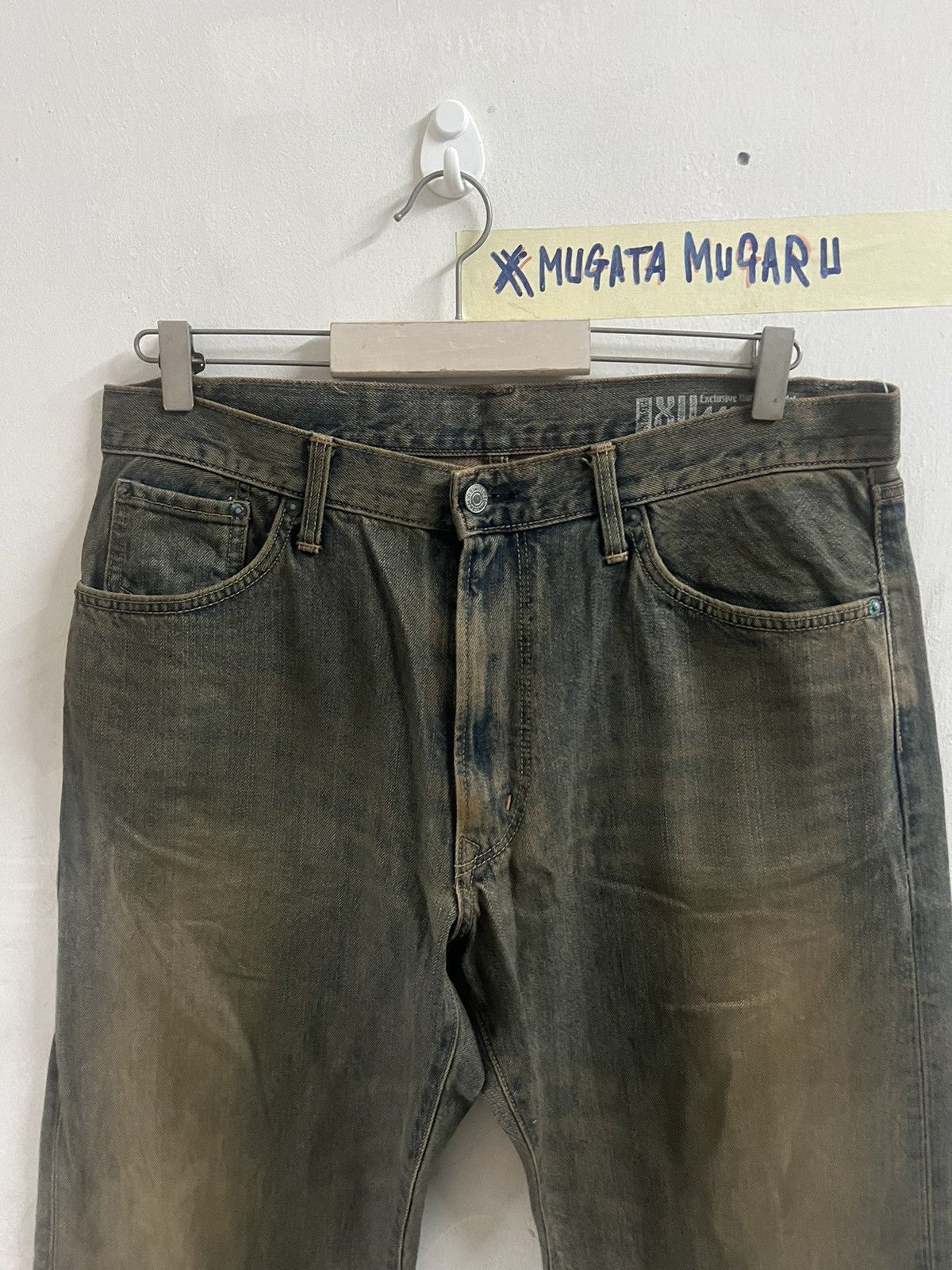 Japanese Brand RUSTY‼️VINTAGE EDWIN XV 445 LOOSE DISTRESSED DENIM PANT Size US 34 / EU 50 - 4 Thumbnail