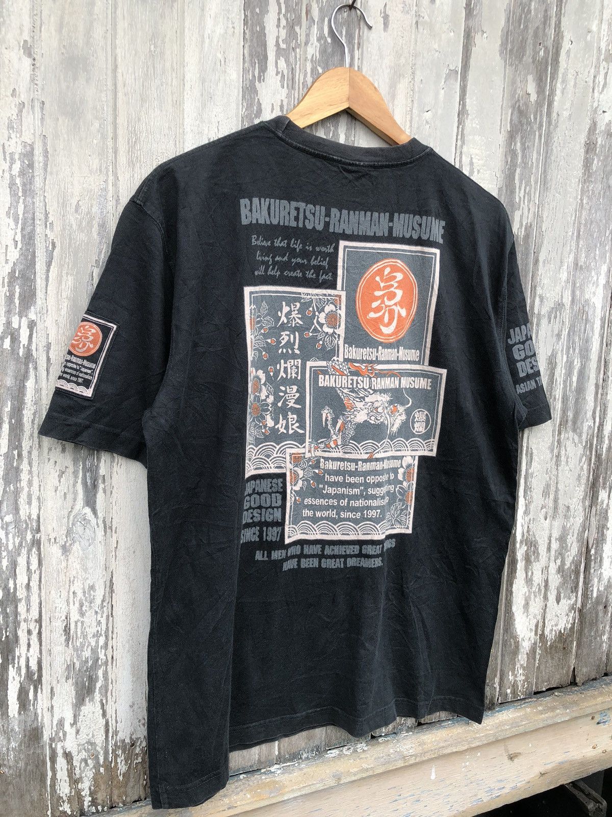 Japanese Brand × Vintage Vintage 90s Ted Company Bakuretsu Ranman Musume Dragon Tee Size US L / EU 52-54 / 3 - 2 Thumbnail