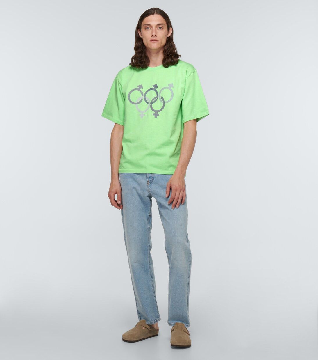ERL o1y0125 T-Shirt in Lime Green Size US L / EU 52-54 / 3 - 5 Thumbnail
