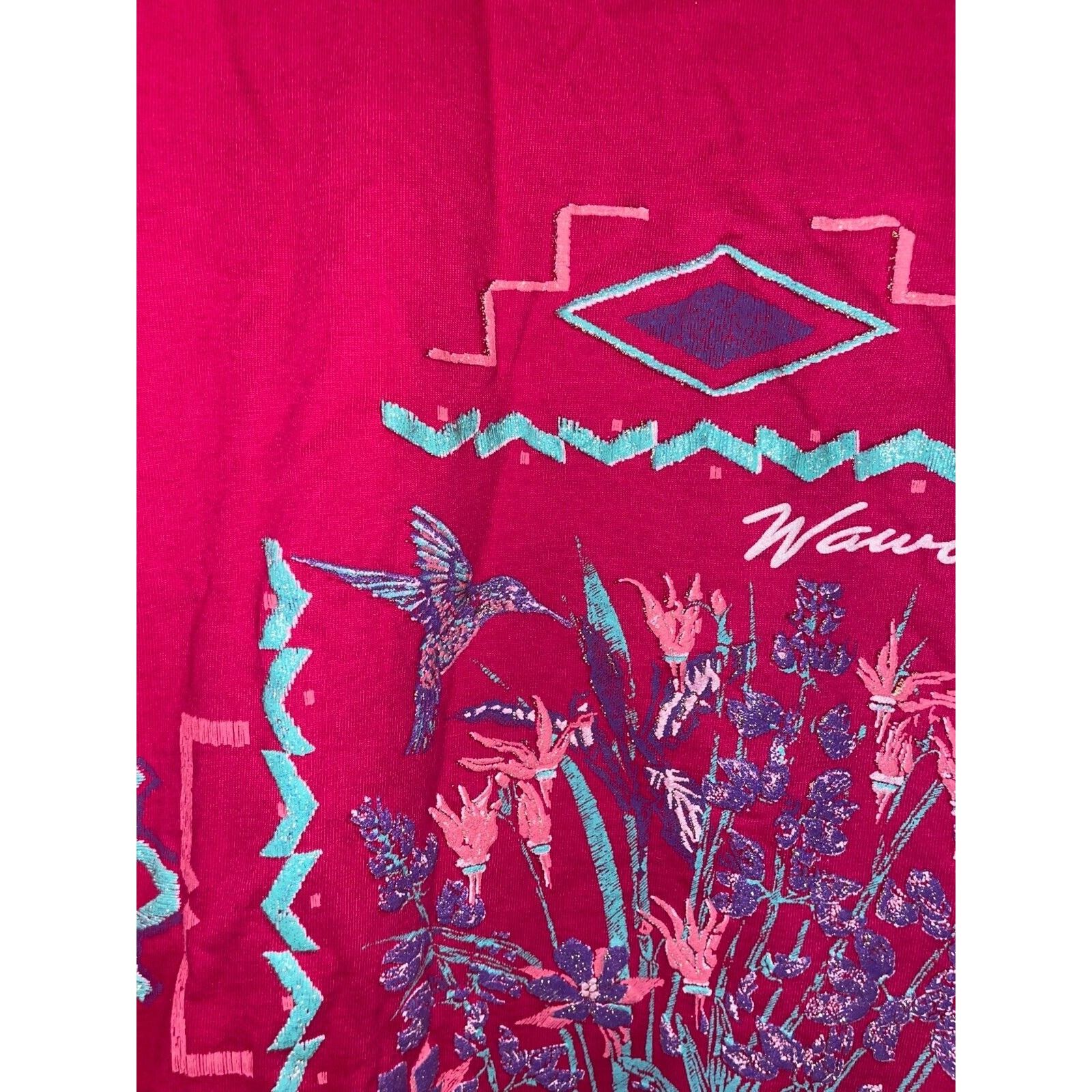 Jerzees Vintage Wawona California Shirt Pink Wild Tee 90s VTG Large Size US L / EU 52-54 / 3 - 4 Thumbnail