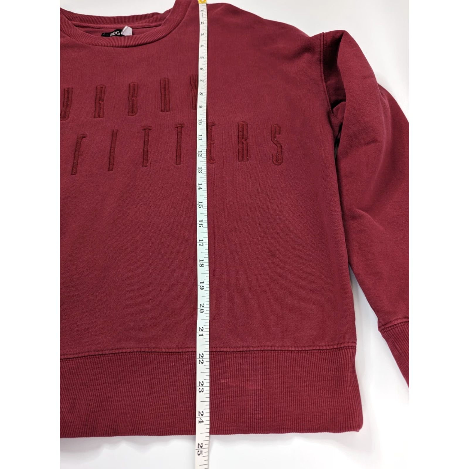 Bdg BDG Urban Outfitters Embroidery Logo Burgundy Sweatshirt Womens Size Small Size S / US 4 / IT 40 - 6 Thumbnail