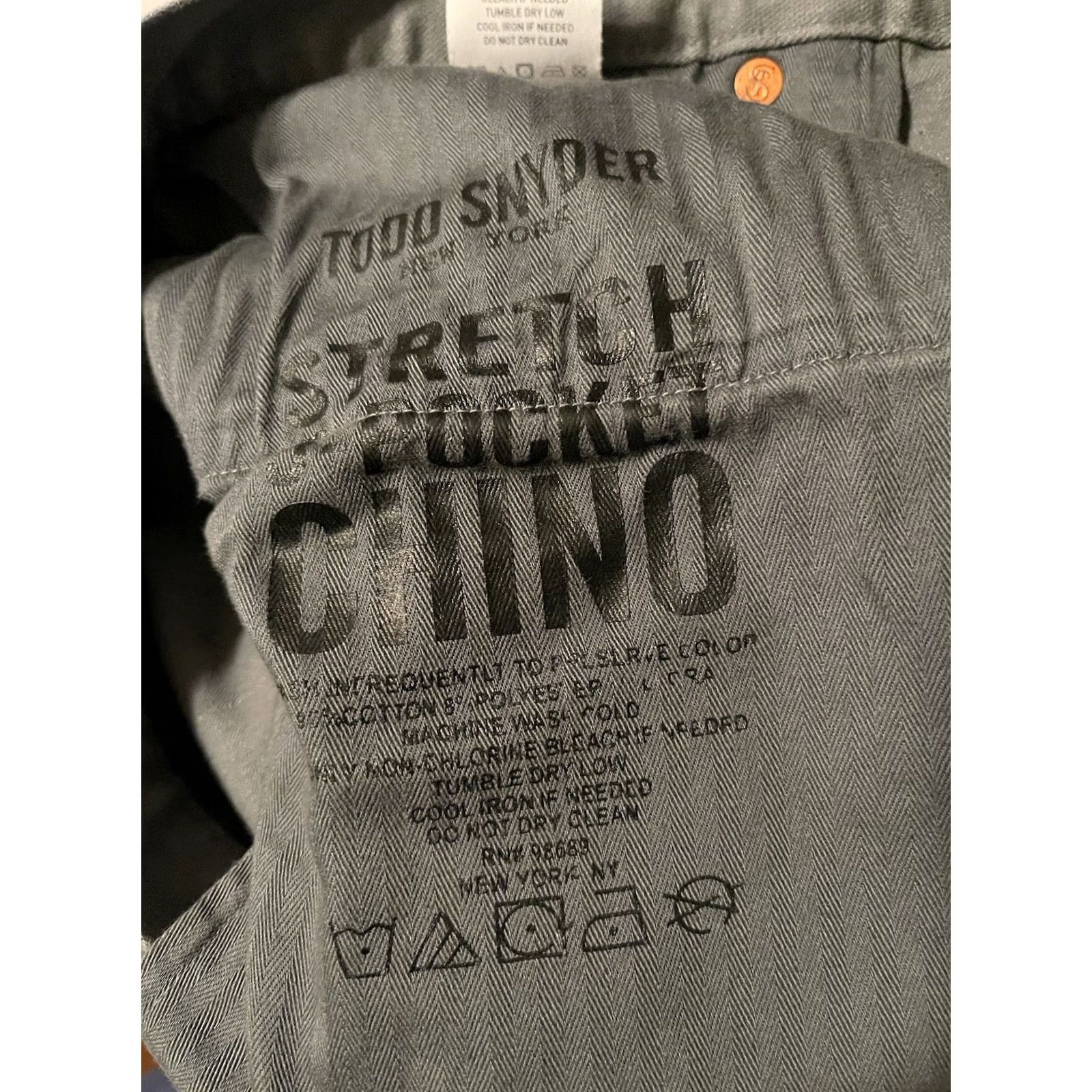 Todd Snyder Todd Snyder Slim Fit Stretch 5-Pocket Chino Pants Gray - Men's 32x30 Size US 32 / EU 48 - 5 Thumbnail