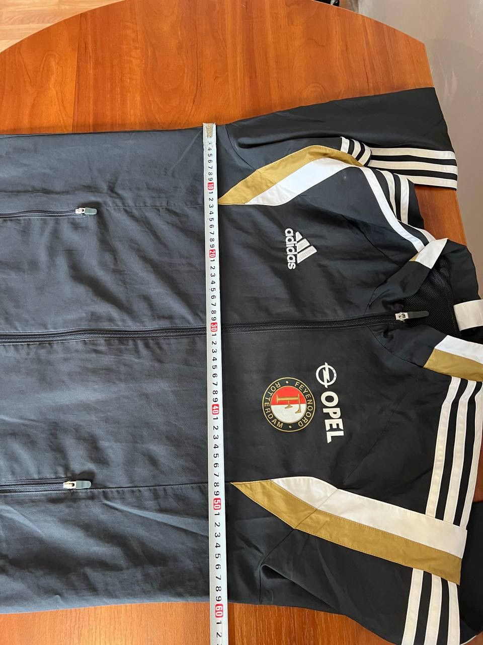 Adidas 2014/15 FEYENOORD ROTTERDAM OPEL TRACK SOCCER FOOTBALLJACKET Size US L / EU 52-54 / 3 - 16 Thumbnail