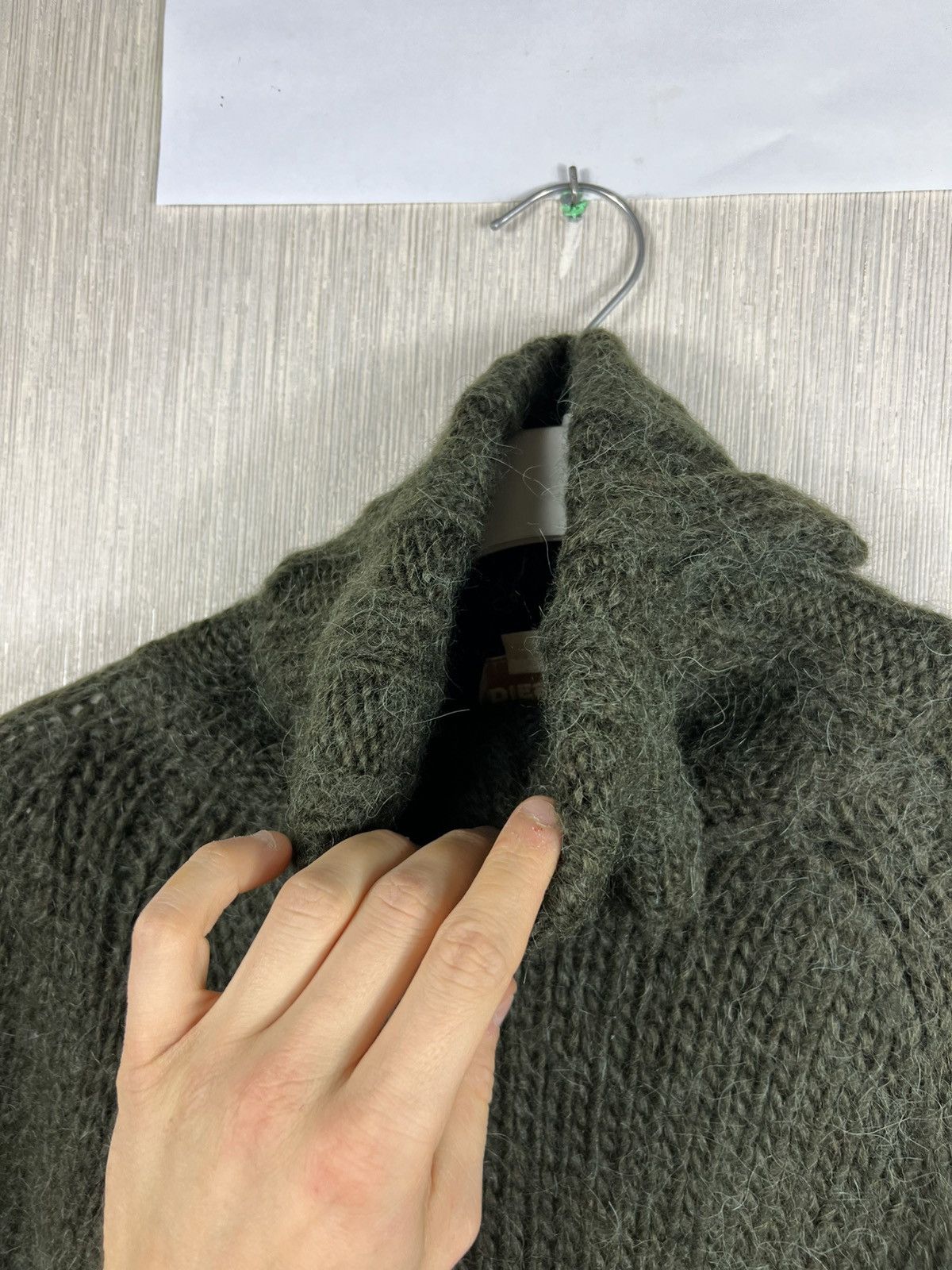 Diesel Vintage Diesel heavy wool alpaca turtleneck sweater gothic Size US M / EU 48-50 / 2 - 19 Thumbnail