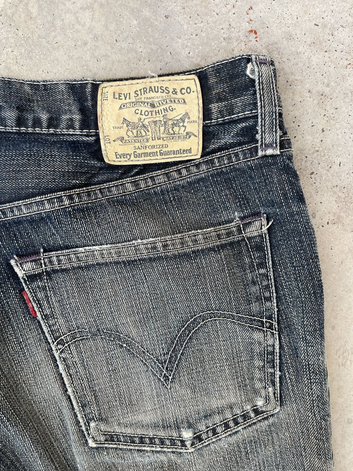 Levi's × Levi's Vintage Clothing × Vintage Levi’s 507 Vintage Y2K Faded Blue Denim Jeans Size US 32 / EU 48 - 8 Thumbnail