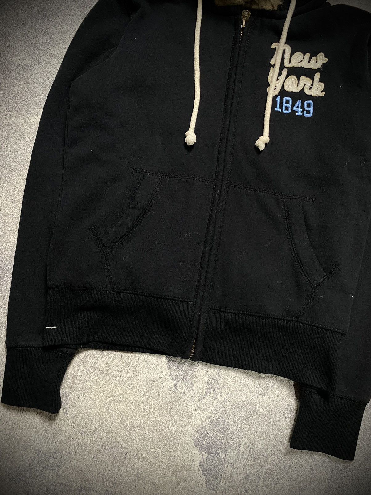 Japanese Brand WHO AU New York 1849 Fur Zip Hoodie Size US M / EU 48-50 / 2 - 5 Thumbnail