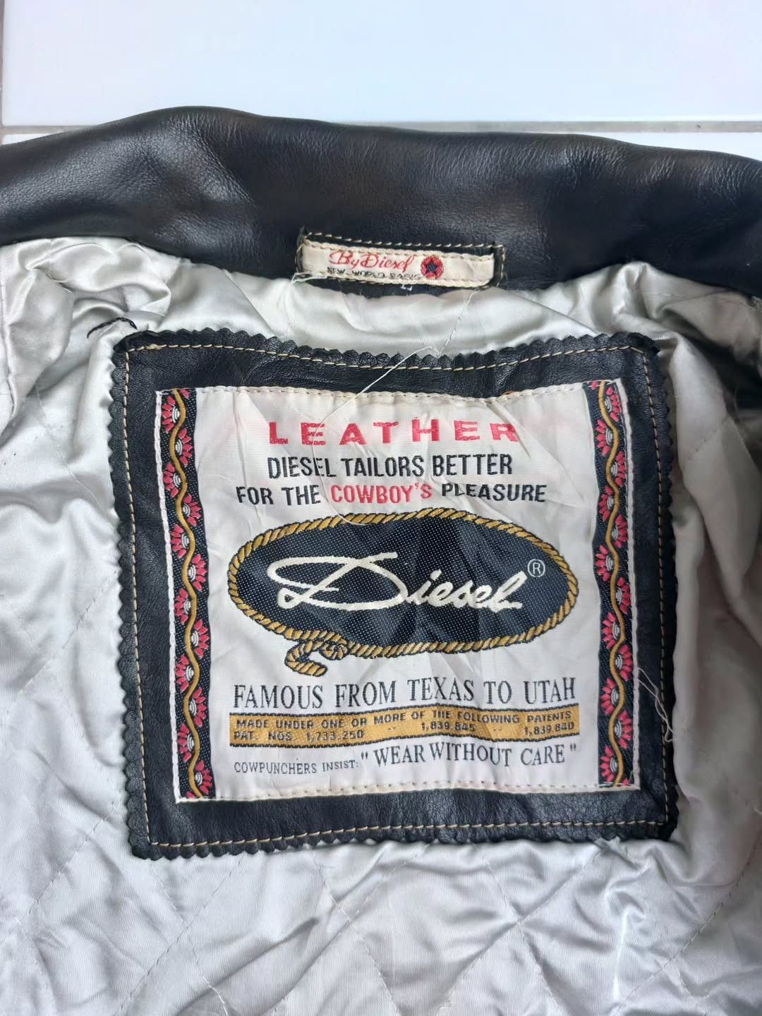 Diesel Diesel Vintage Leather Jacket Car Coat Patina Size US L / EU 52-54 / 3 - 14 Thumbnail
