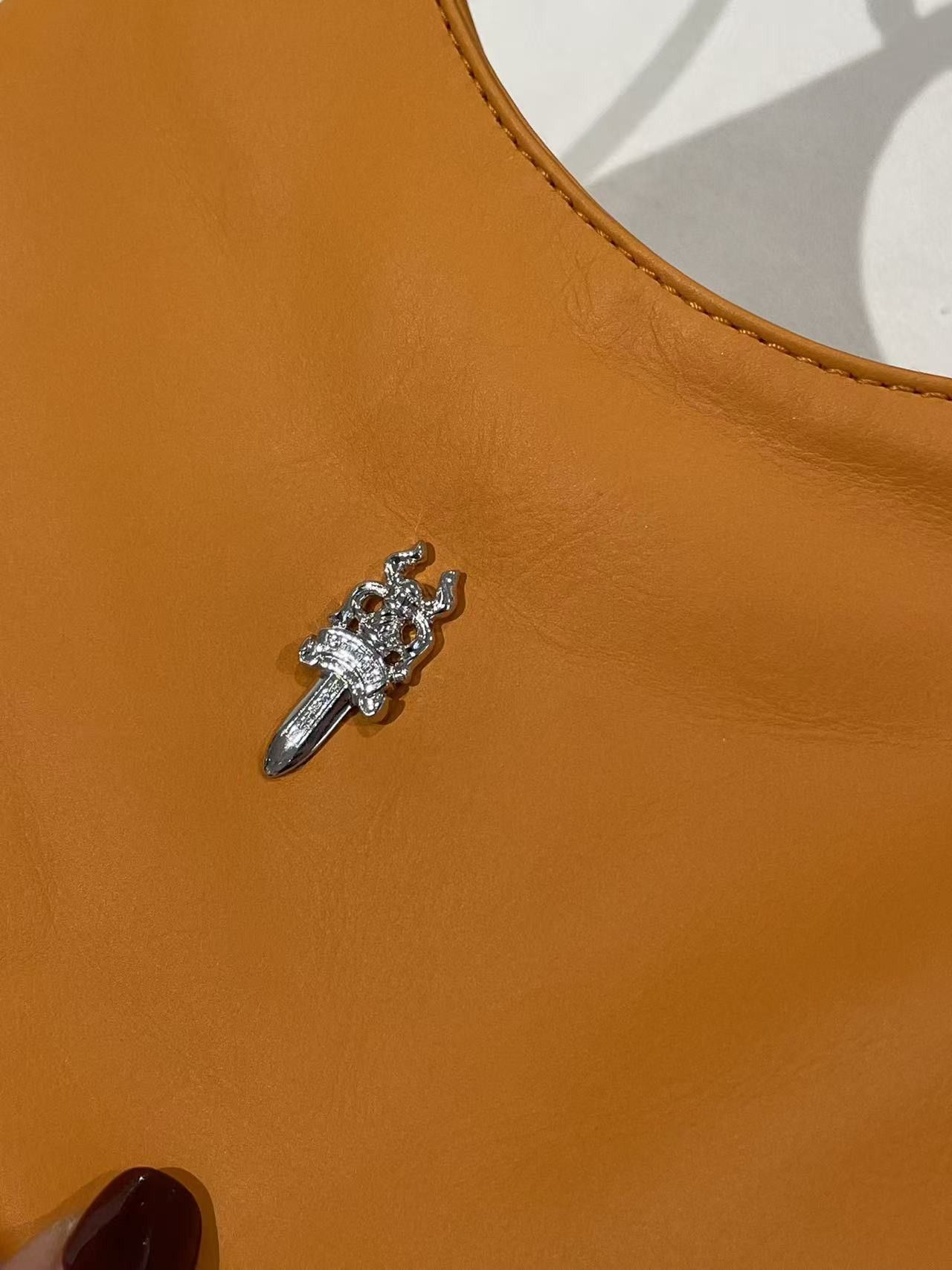 Chrome Hearts Chrome Hearts Viv Silver Dagger Orange Shoulder Bag Size ONE SIZE - 5 Thumbnail