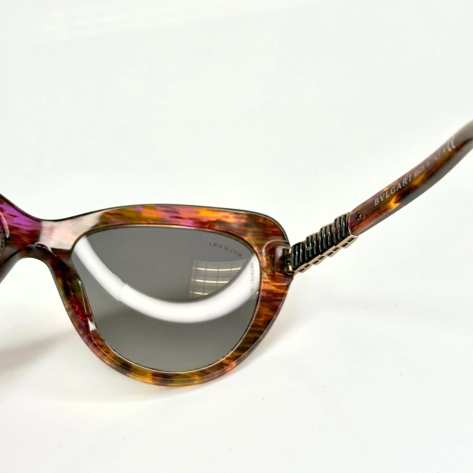 Bvlgari BVLGARI BV8143B 8143 Serpenti Orange Red Fantasy Sunglasses Size ONE SIZE - 9 Thumbnail