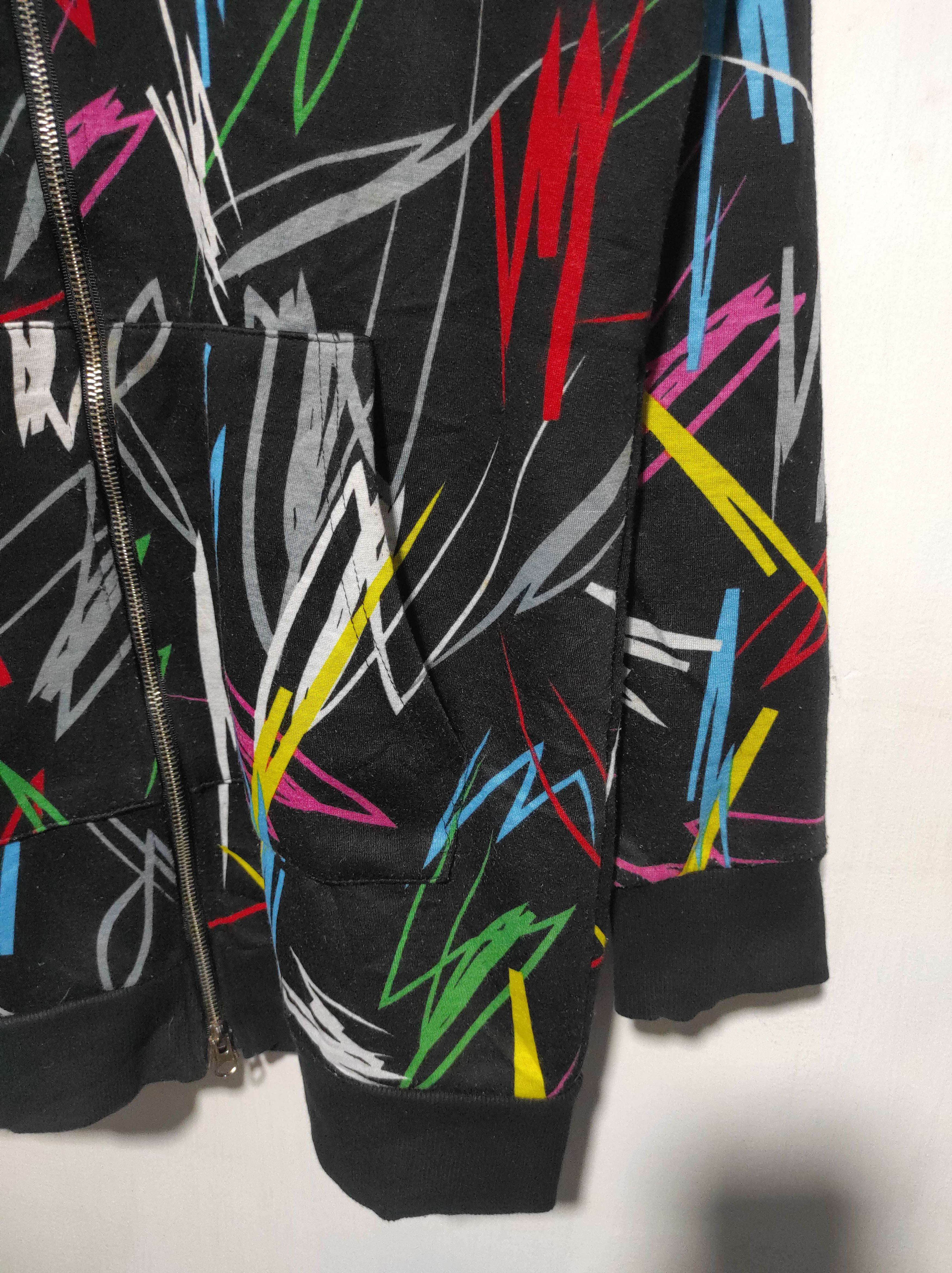 If Six Was Nine Black Multicolor Double Zip Fur Hoodie LGB i6w9 style Size US M / EU 48-50 / 2 - 8 Thumbnail