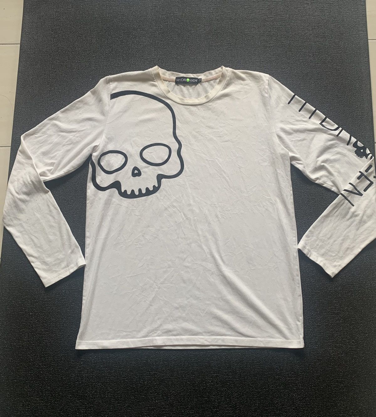 Vintage Hydrogen Skull Long Shirt Size US XL / EU 56 / 4 - 1 Thumbnail