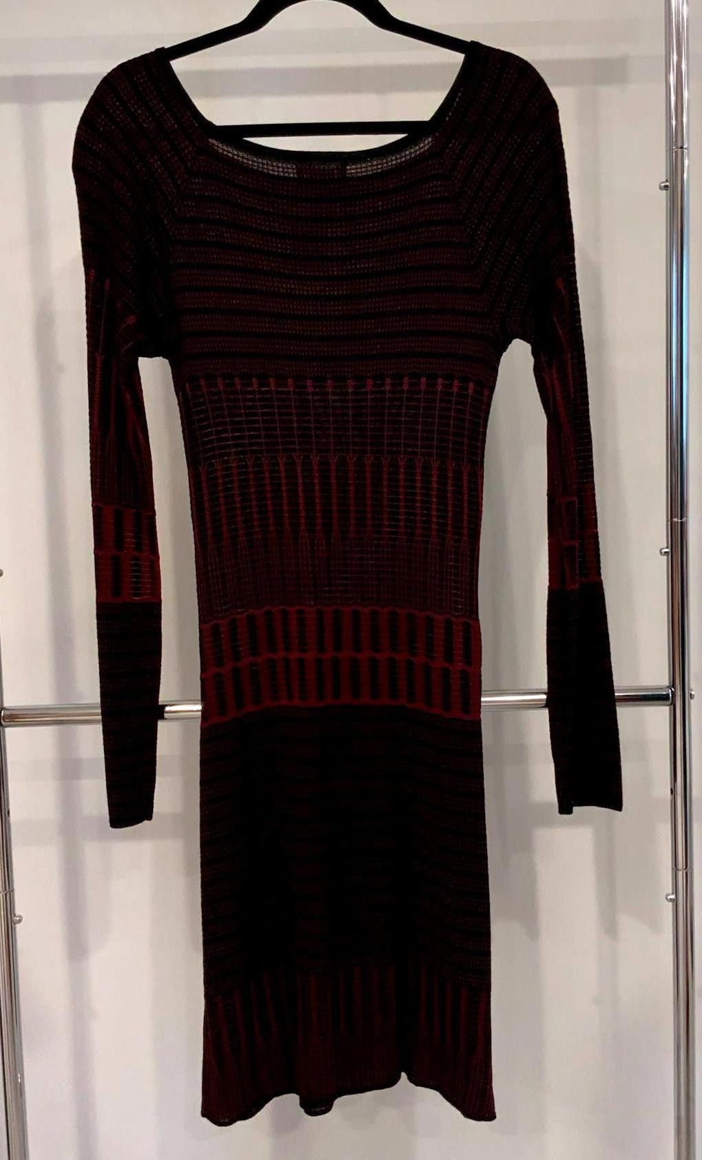 Designer Max Studio Women's Long Sleeve Knit Dress - Size M Size M / US 6-8 / IT 42-44 - 2 Thumbnail