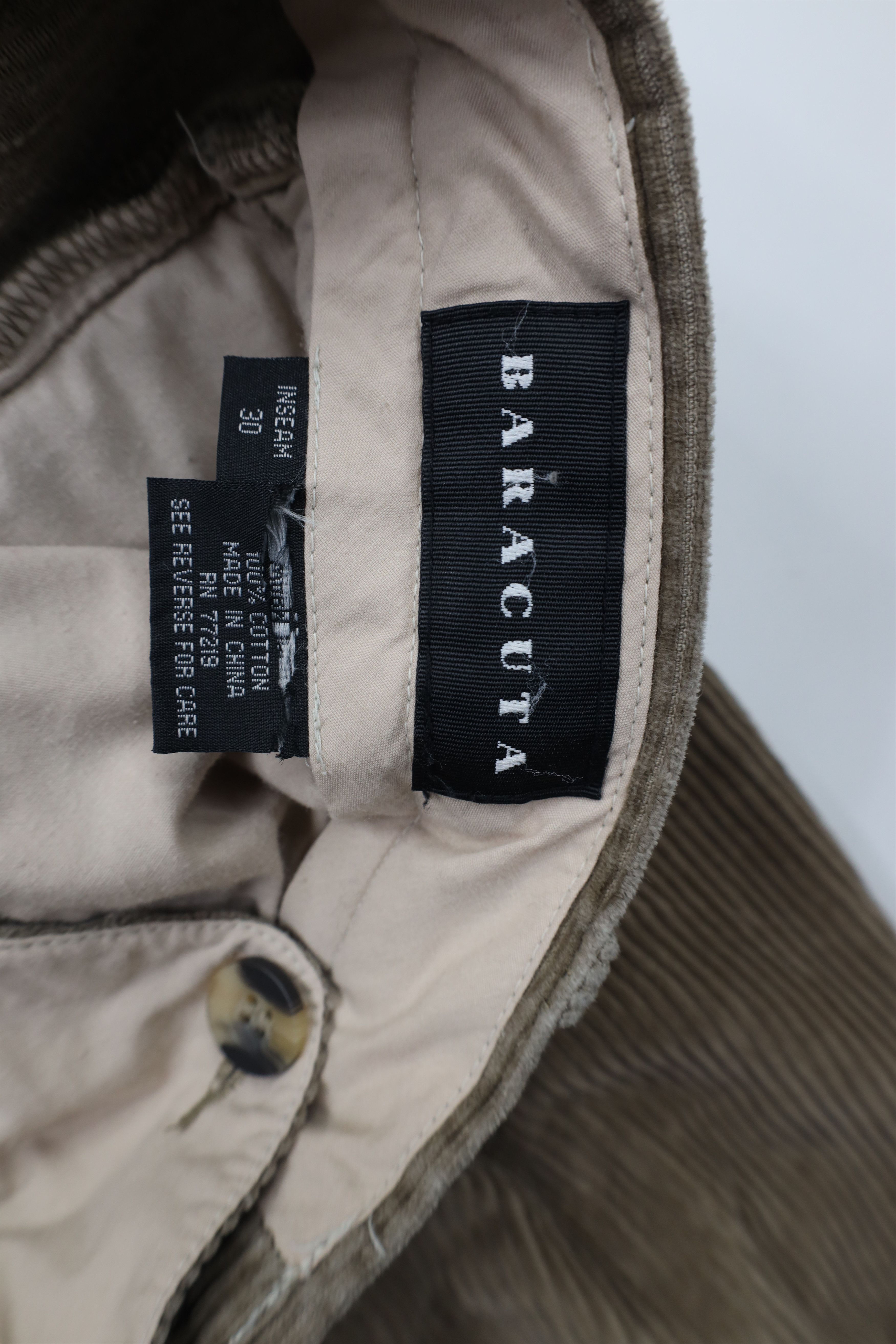 Vintage Vintage 90s Streetwear Pleated Wide Leg Corduroy Chino Pants Size US 34 / EU 50 - 8 Thumbnail
