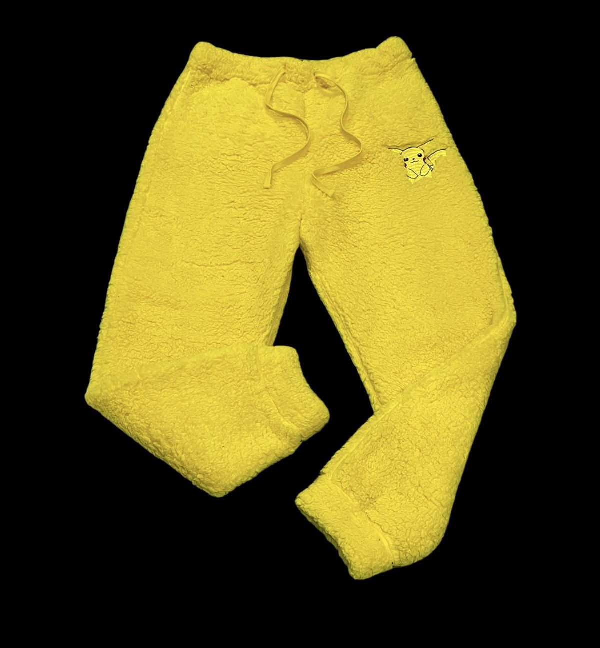 Japanese Brand Vintage Pokémon Pikachu Deep Fleece Sweatpants Size US 30 / EU 46 - 1 Thumbnail