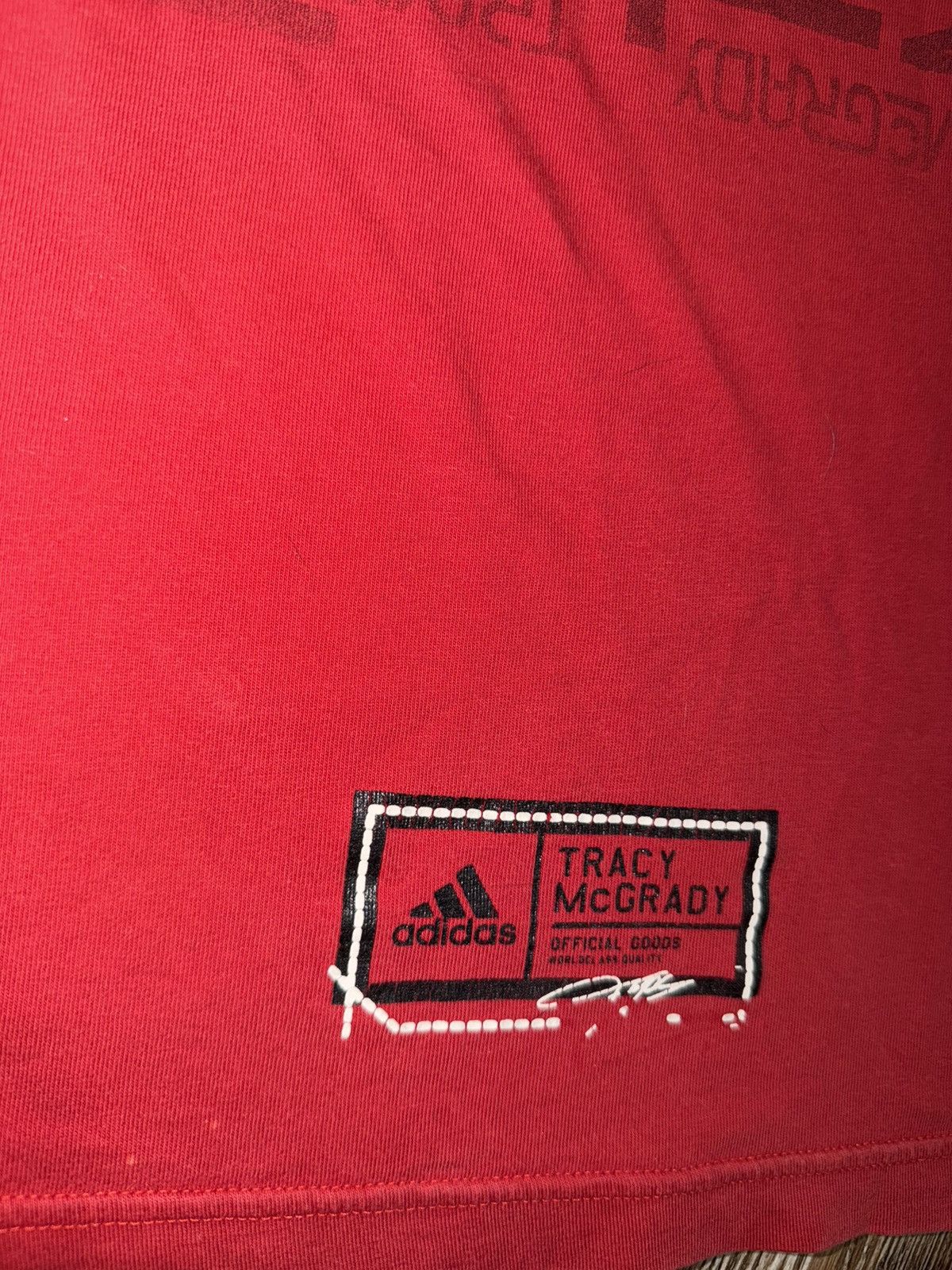 Adidas Vintage Tracy McGrady Houston Rockets Adidas t-shirt large Size US L / EU 52-54 / 3 - 3 Thumbnail