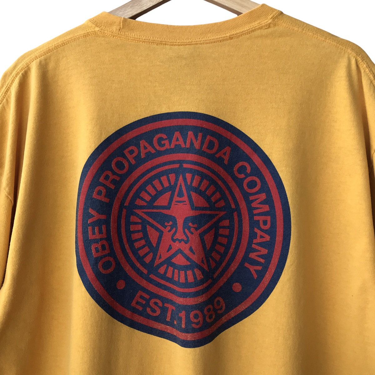 Obey Obey USA Andre The Giant Big Logo OG Streetwear Tee Size US XL / EU 56 / 4 - 4 Thumbnail
