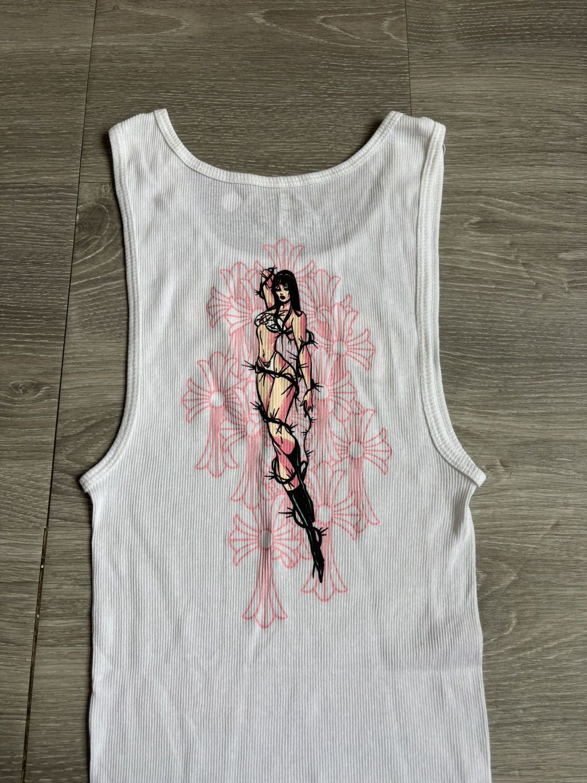 Chrome Hearts Chrome Hearts White Deadly Doll Tank Top Size US L / EU 52-54 / 3 - 3 Thumbnail