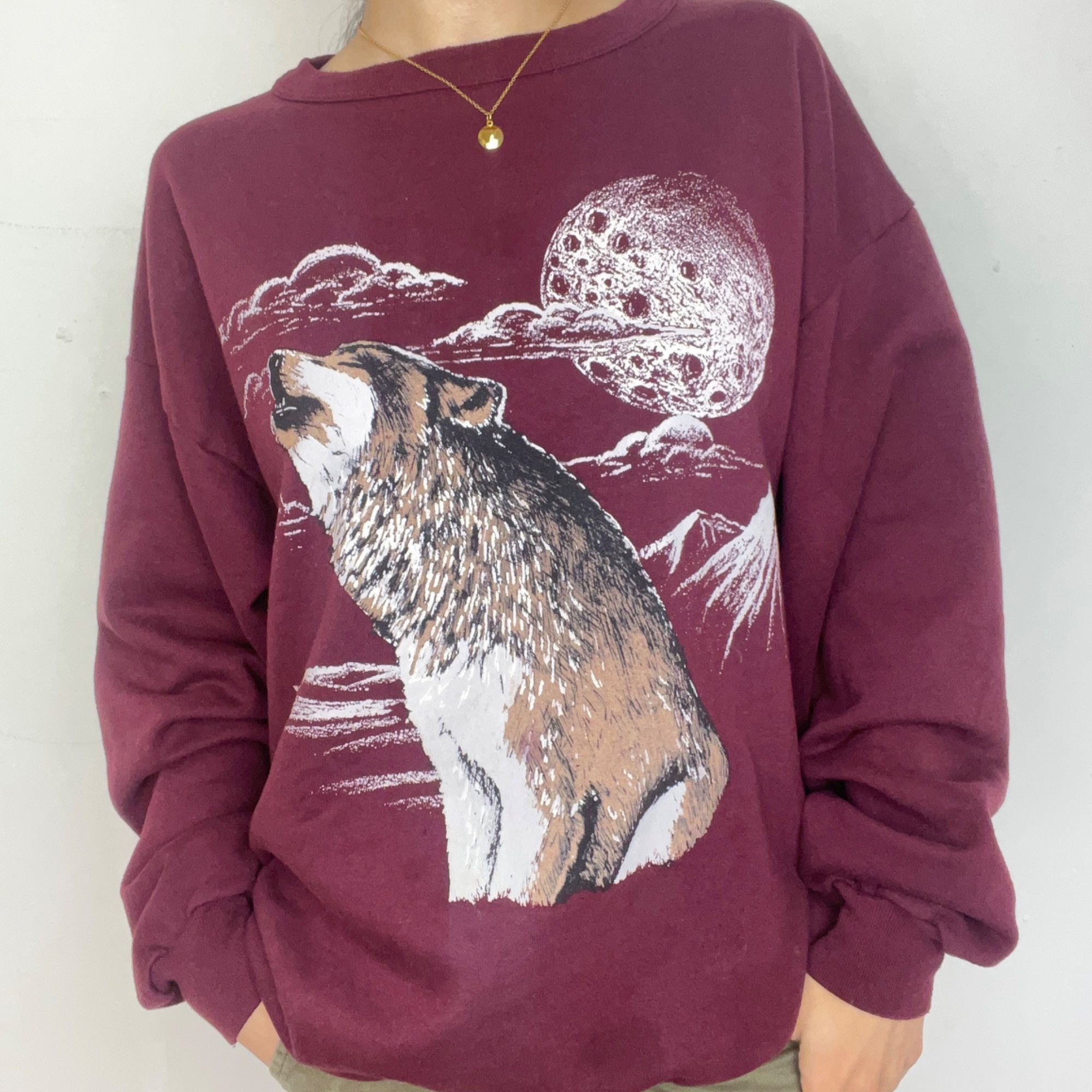 Vintage Wolf Sweatshirt | Grailed