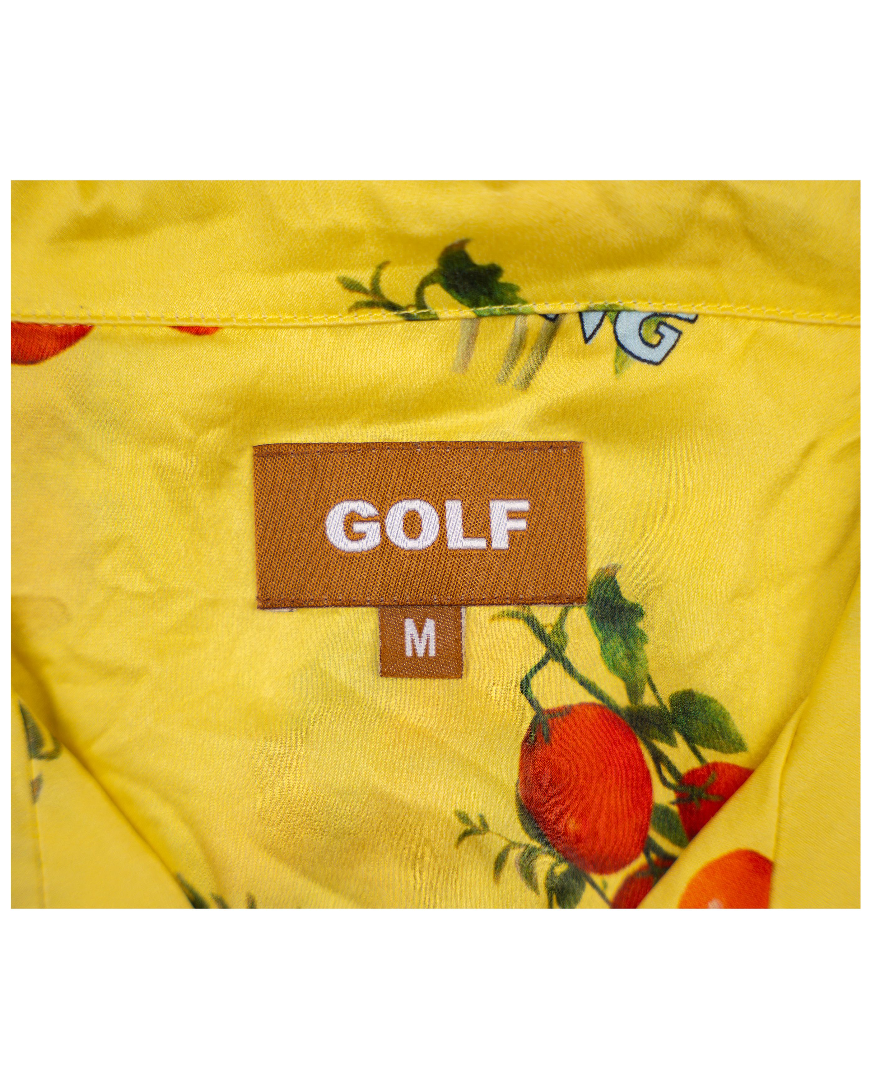 Golf Wang GOLF WANG - TOMATOES BUTTON UP (YELLOW) Size US M / EU 48-50 / 2 - 2 Thumbnail