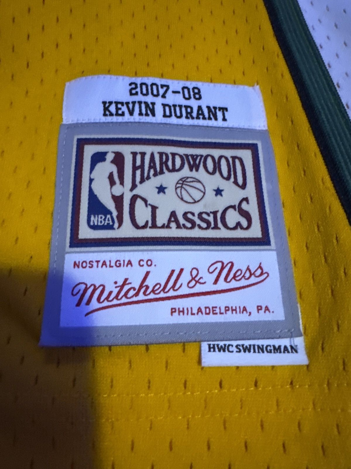 Mitchell & Ness KEVIN DURANT HARDWOOD CLASSIC NBA JERSEY Size US S / EU 44-46 / 1 - 2 Thumbnail