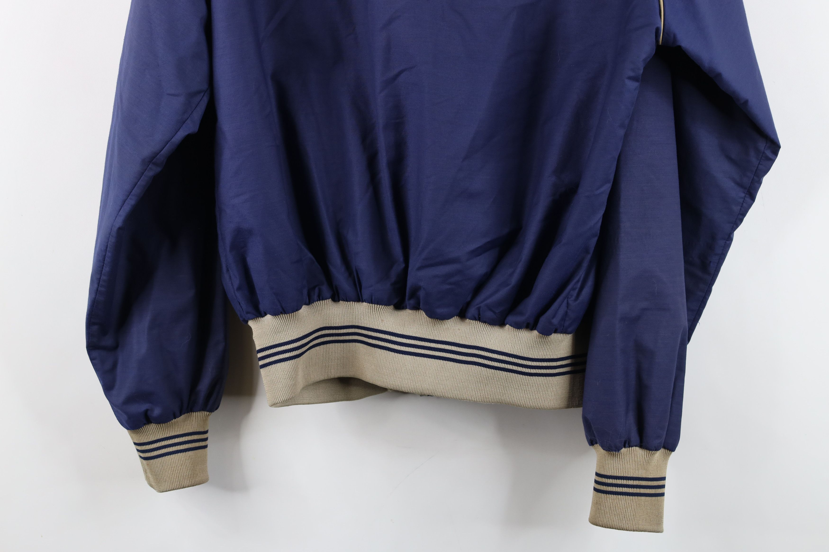 Vintage Vintage 70s Streetwear Hood Hooded Bomber Jacket Blue USA Size US M / EU 48-50 / 2 - 16 Thumbnail