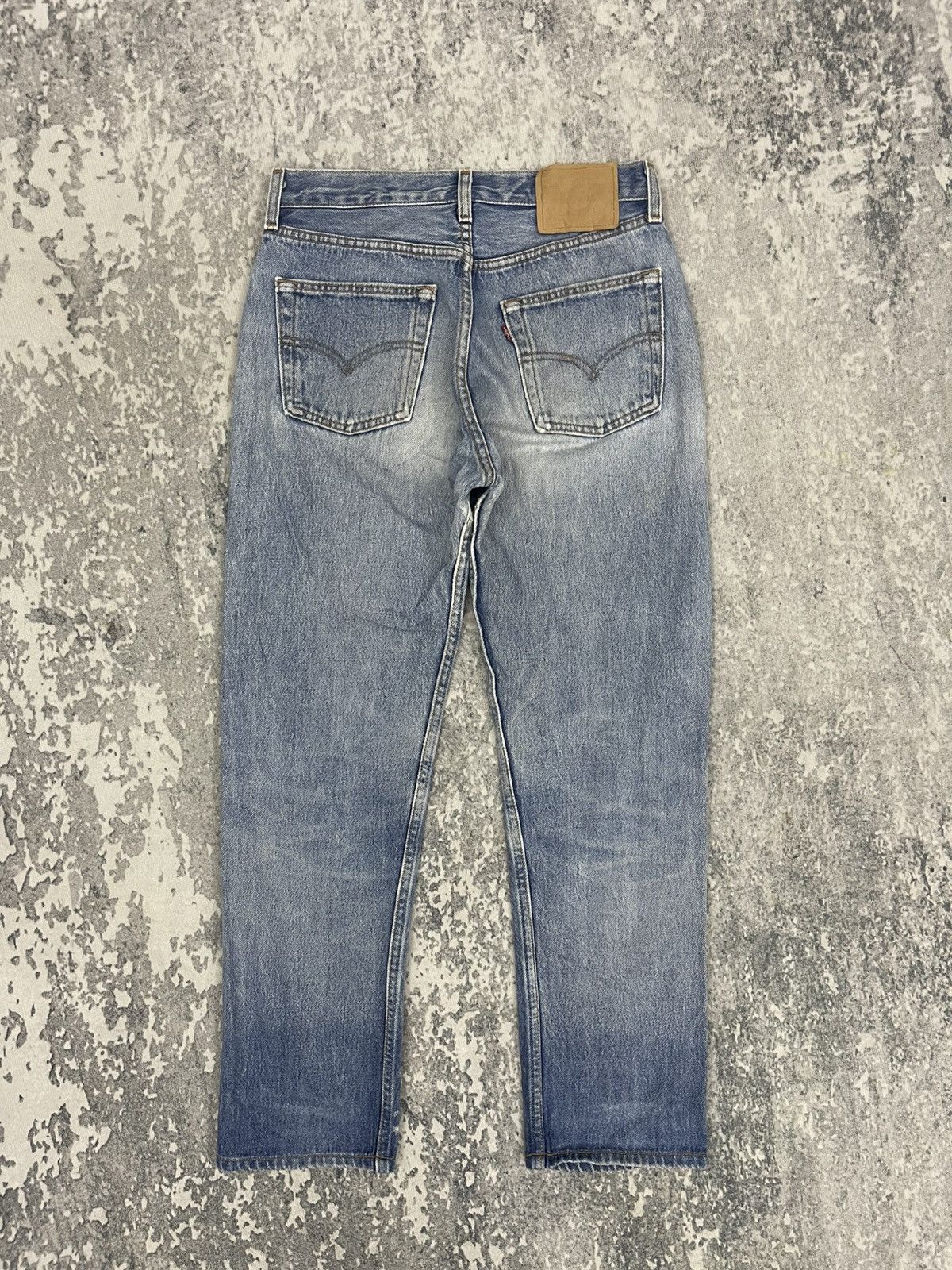 Levi's Vintage 90s Levis 501 Faded Blue For Women Size 29" - 12 Thumbnail