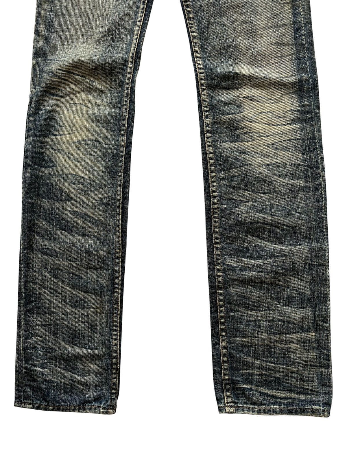 If Six Was Nine EDGE DIFFERENCE SLIM FIT BLEACH JEANS Size US 29 - 4 Thumbnail