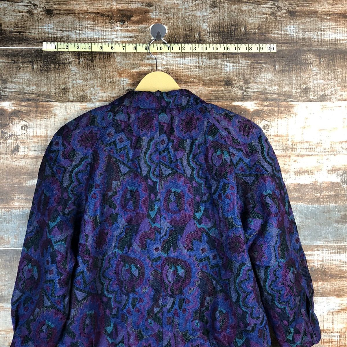 Japanese Brand × Vintage Japanese Brand vintage art Purple Blazzer #A2327 Size M / US 6-8 / IT 42-44 - 14 Thumbnail