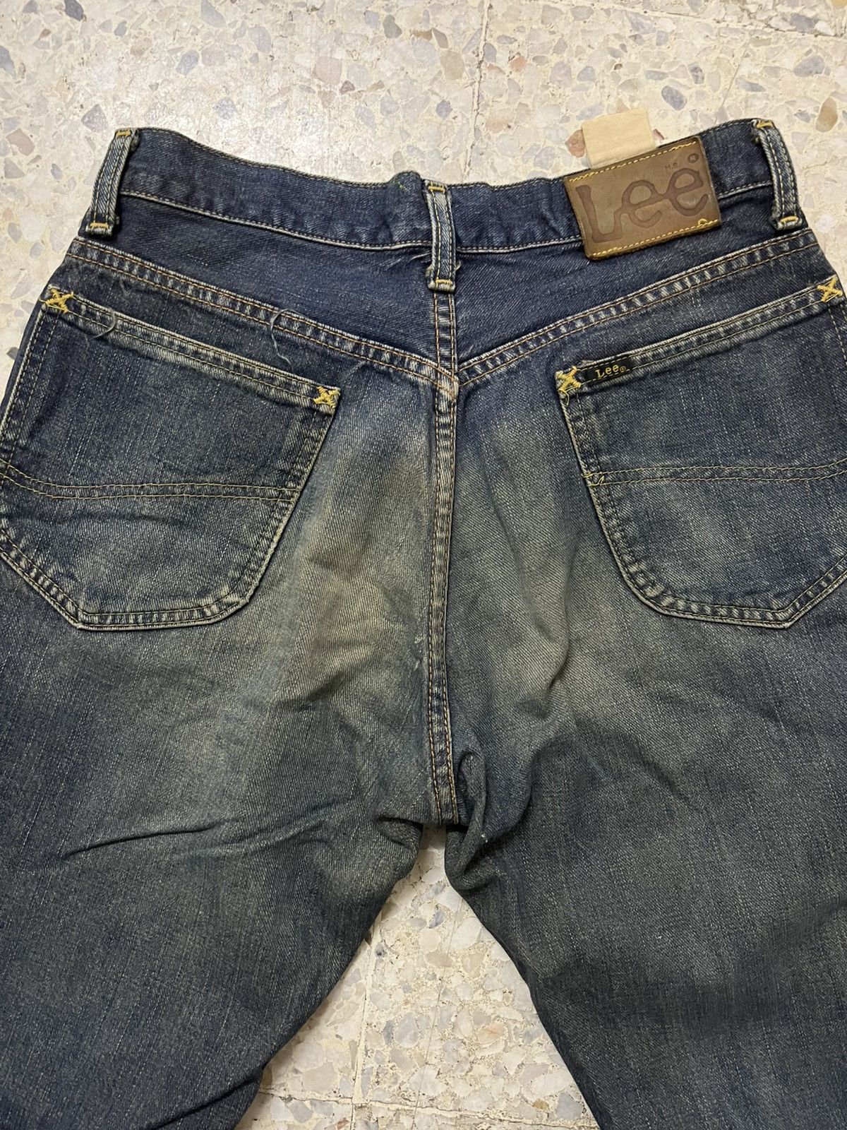 Lee × Vintage Vintage distressed LEE rider half selvedge denim Size US 30 / EU 46 - 7 Thumbnail