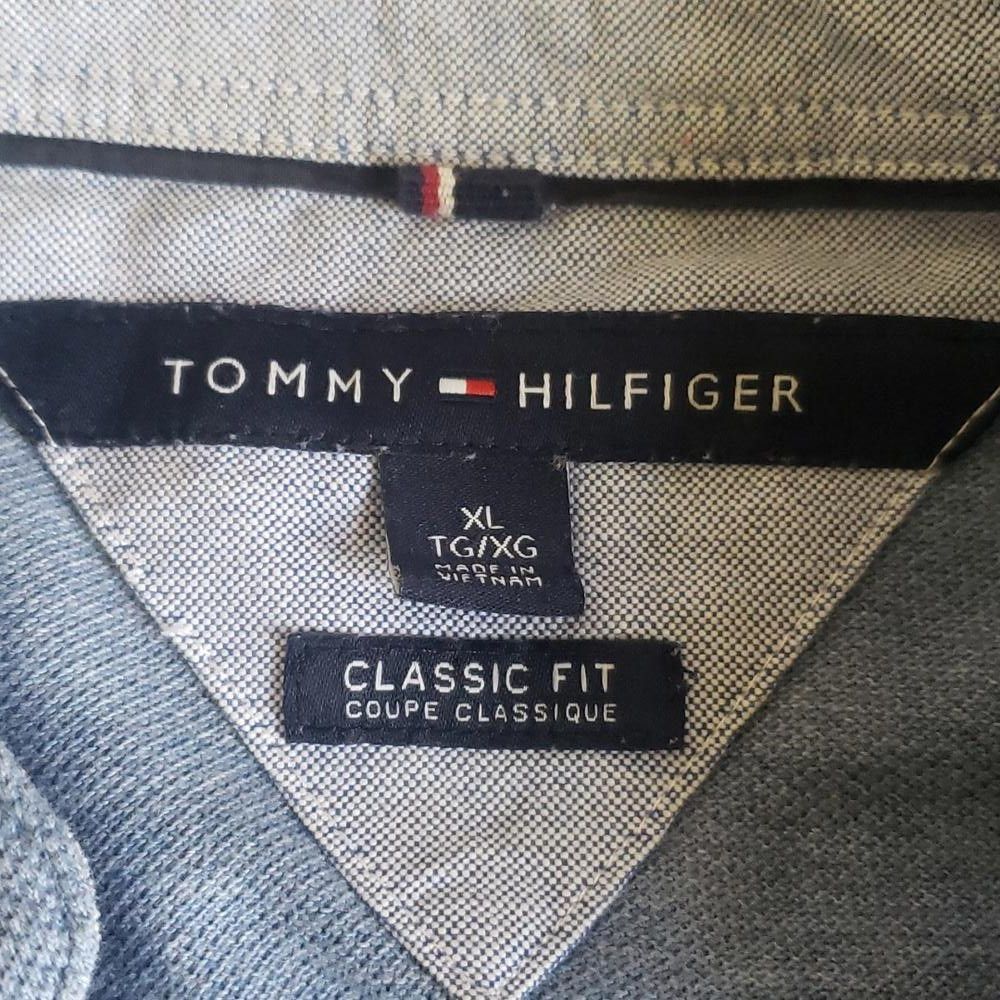 Tommy Hilfiger CT1557 Tommy Hilfiger Men's Blue Polo Shirt XL Size US XL / EU 56 / 4 - 4 Thumbnail