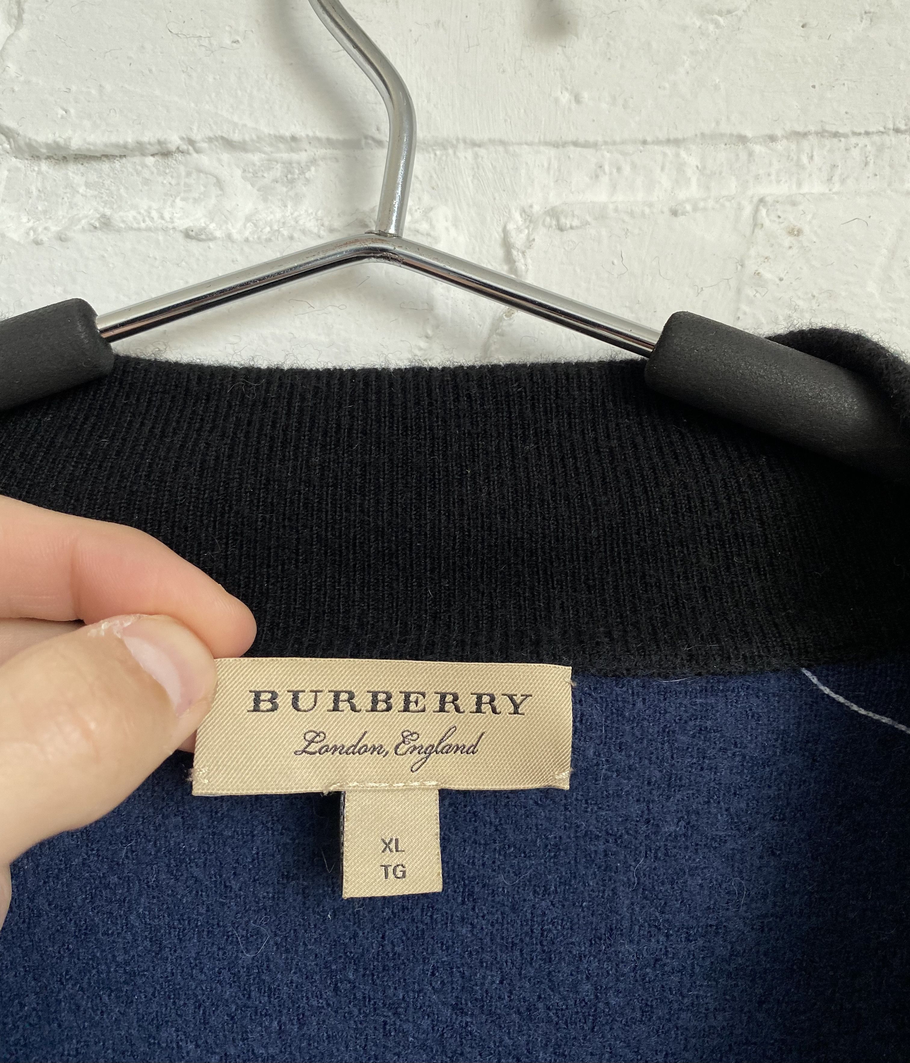 Burberry Burberry embroidered merino wool bomber jacket Size US L / EU 52-54 / 3 - 6 Thumbnail