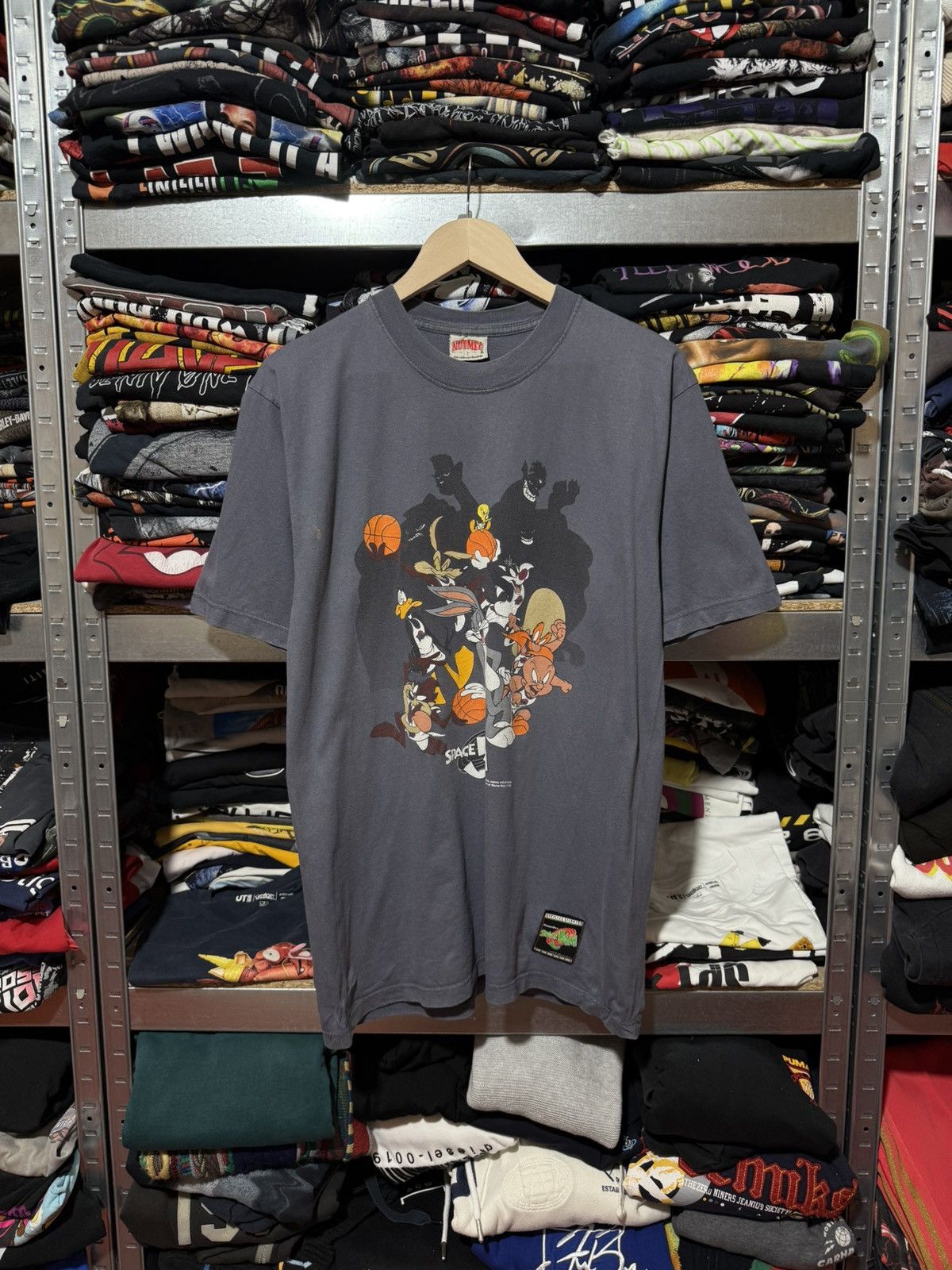 Nutmeg Vintage 1996 Space Jam Nutmeg 1996 Warner Bros T-Shirt Y2K Size US M / EU 48-50 / 2 - 1 Thumbnail