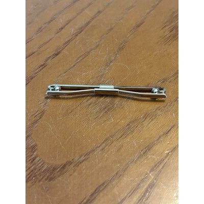 The Unbranded Brand Vintage Gold-Tone Collar Jewelry Clasp, 2” Slide-On Stay, Ba Size ONE SIZE - 3 Thumbnail