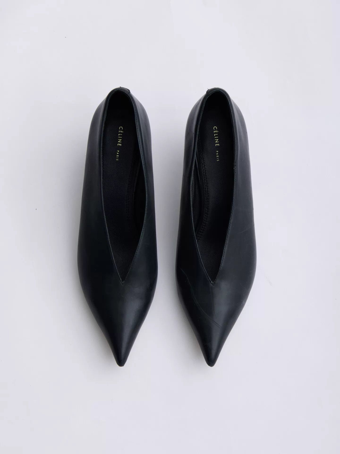 Celine CELINE by Phoebe Philo Pointed Toe Heels 37 Soft Calf Size US 6.5 / IT 36.5 - 5 Thumbnail