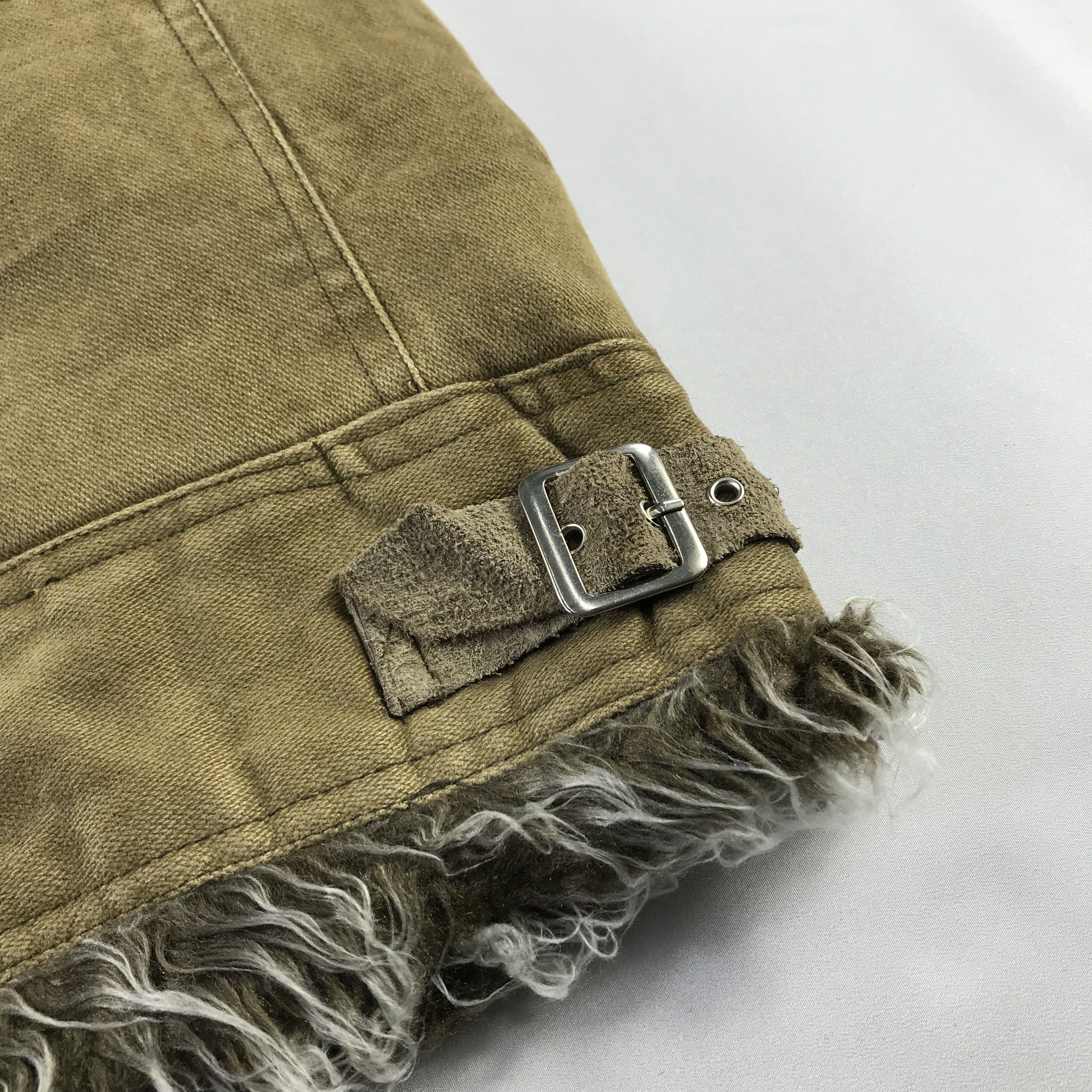 Japanese Brand Vintage Japanese Brand Jacket Fur Collared Military Jacket Size US M / EU 48-50 / 2 - 6 Thumbnail
