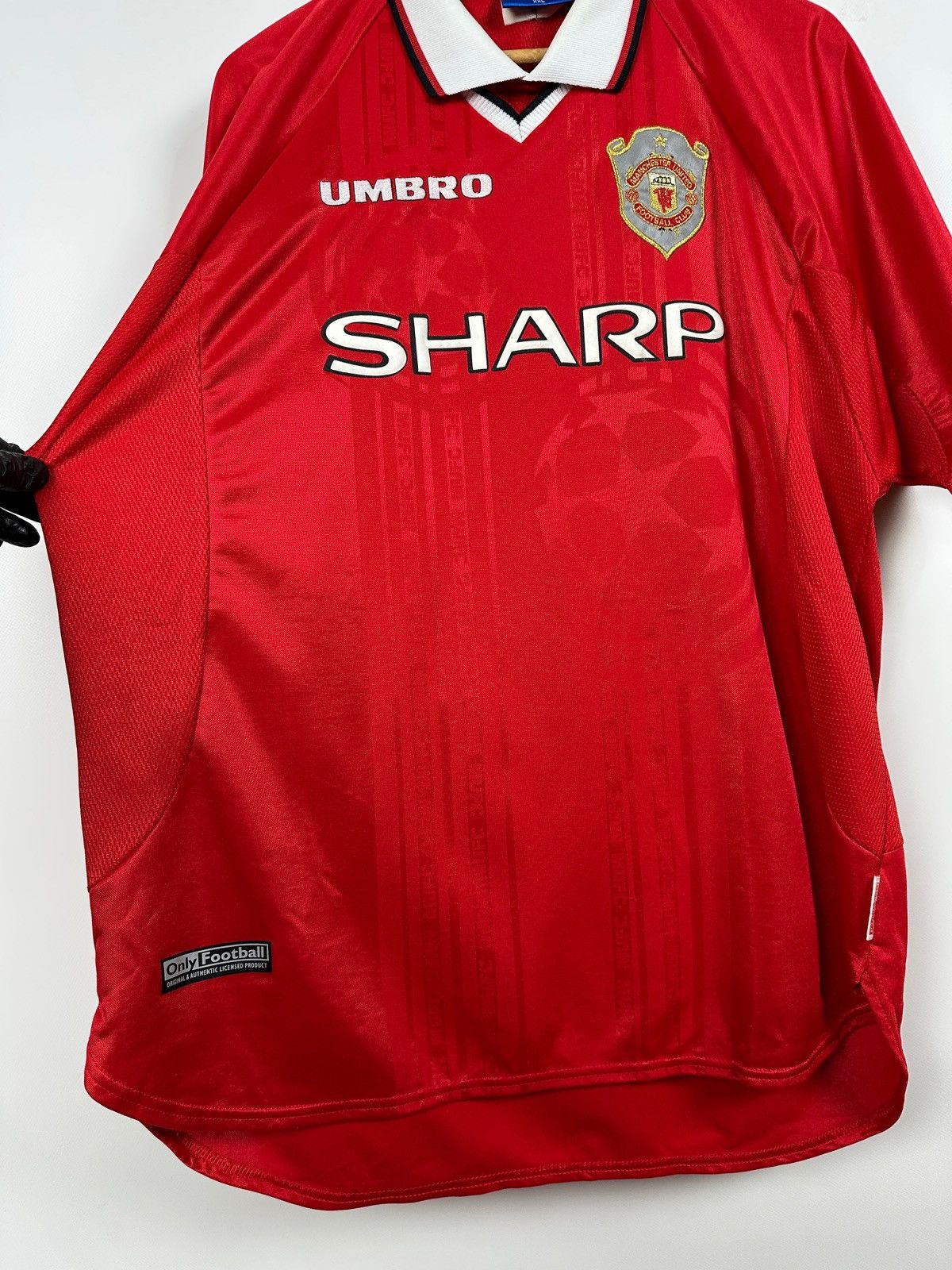 Umbro Vintage 1997-2000 Umbro Manchester United Rare Soccer Jersey Size US XXL / EU 58 / 5 - 10 Thumbnail