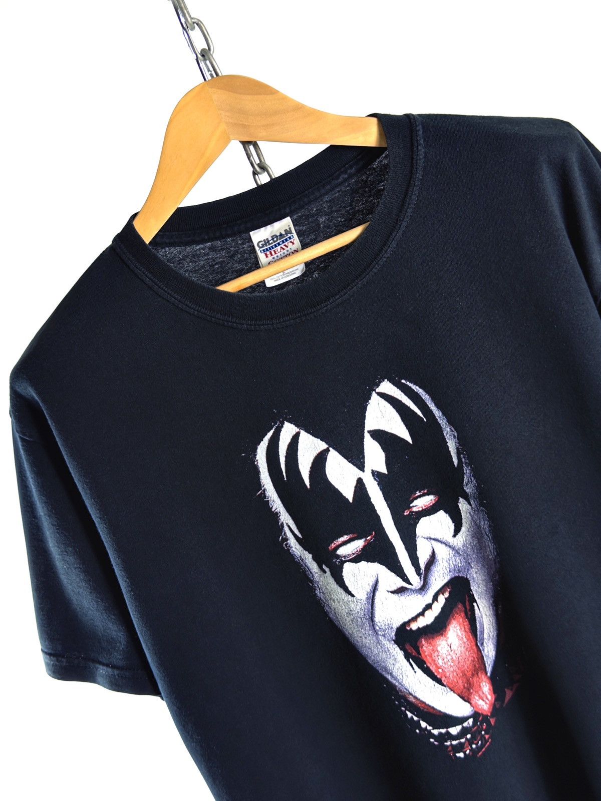 KISS 00s Vintage KISS 2002 Rock Band Tee T-Shirt Size US L / EU 52-54 / 3 - 3 Thumbnail