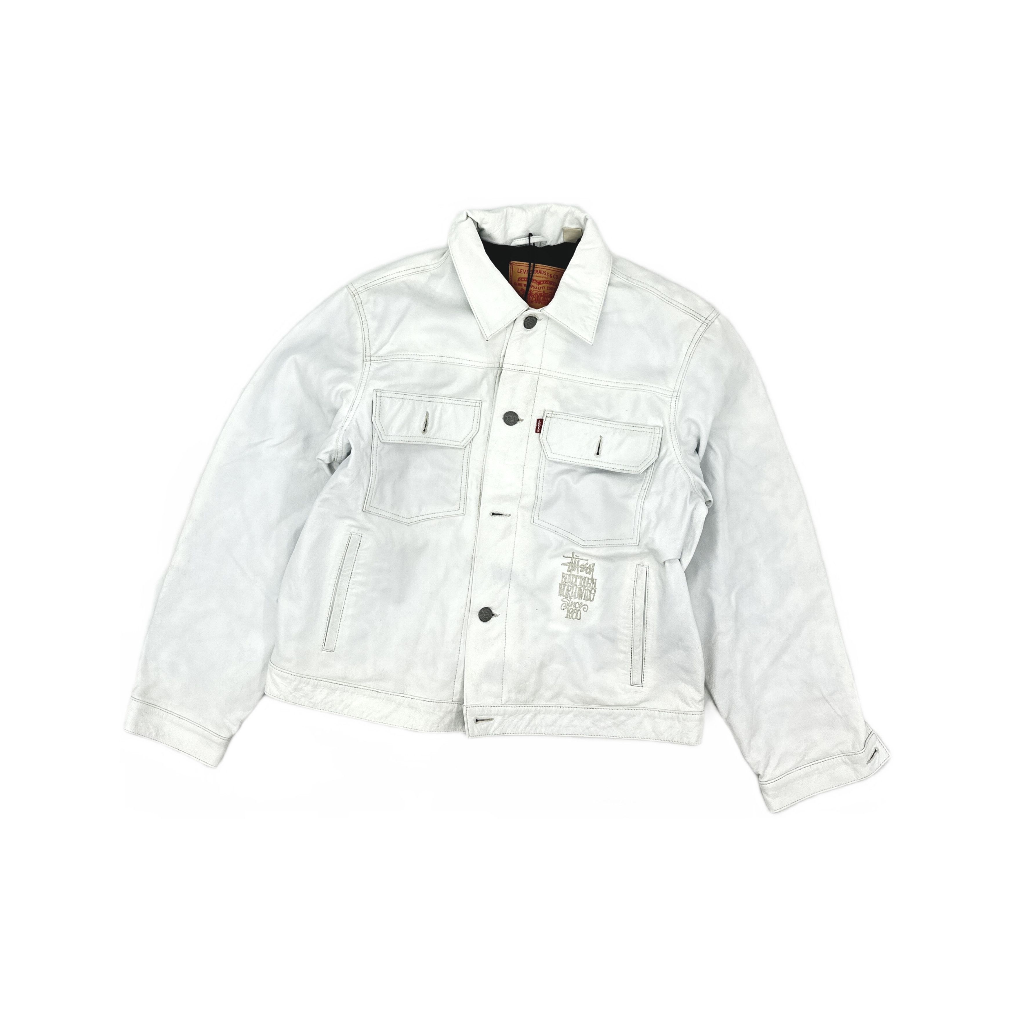 Stussy Stussy Leather Overshirt | Grailed