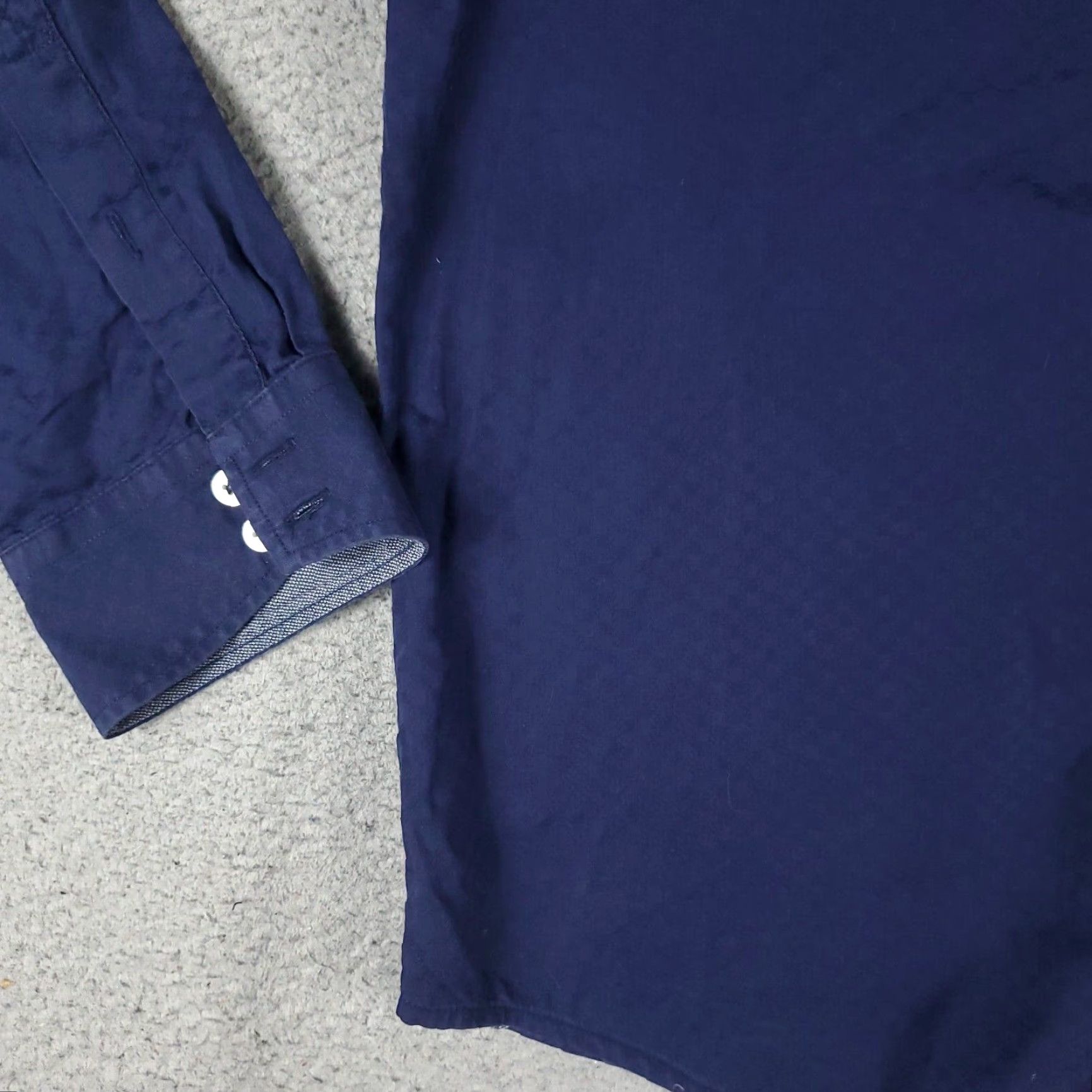 Tommy Bahama VINTAGE Tommy Bahama Shirt Mens Large Blue Cotton Casual Button-Up Long Sleeve Mens Size US L / EU 52-54 / 3 - 3 Thumbnail