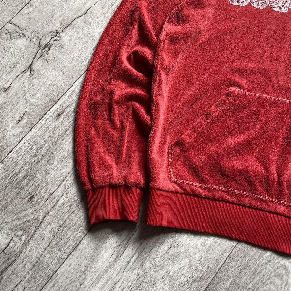 Dsquared2 DSQUARED2 RED VELOUR HOODIE Size US L / EU 52-54 / 3 - 4 Thumbnail