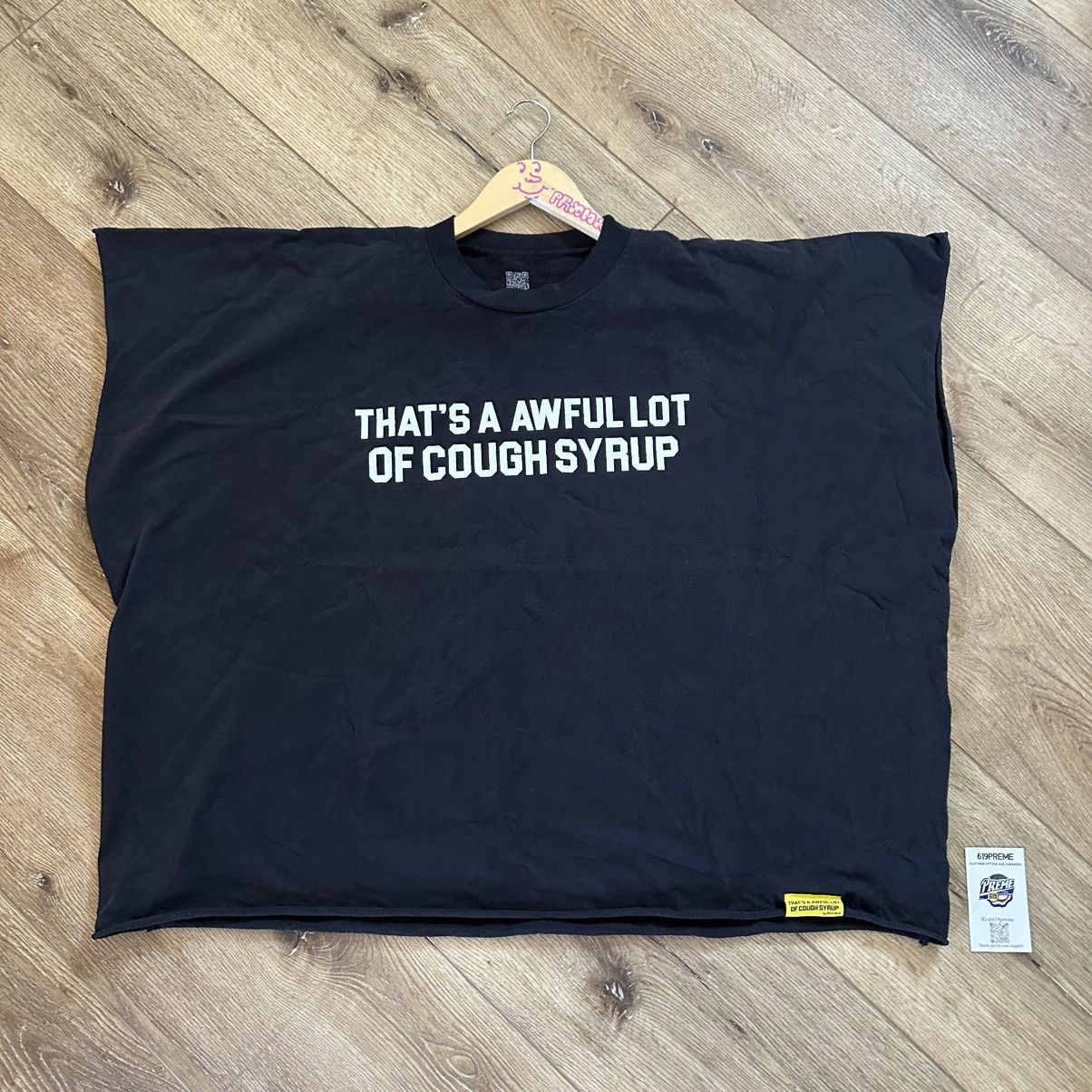 Awful lot of cough syrup cropped tank top (100% authentic)
