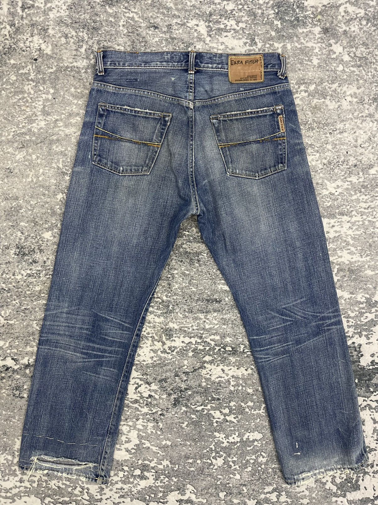 Vintage Vintage Ezra Fitch Salvage Denim Selvedge Size US 30 / EU 46 - 10 Thumbnail