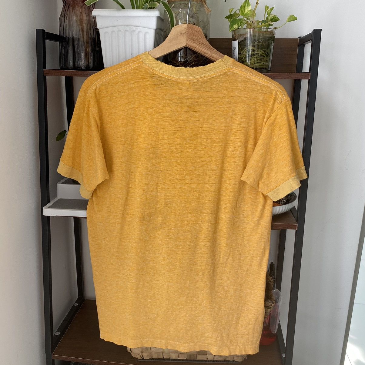 Vintage Thrashed Faded Vintage 70s John Brown University Ringer Tee Size US M / EU 48-50 / 2 - 8 Thumbnail