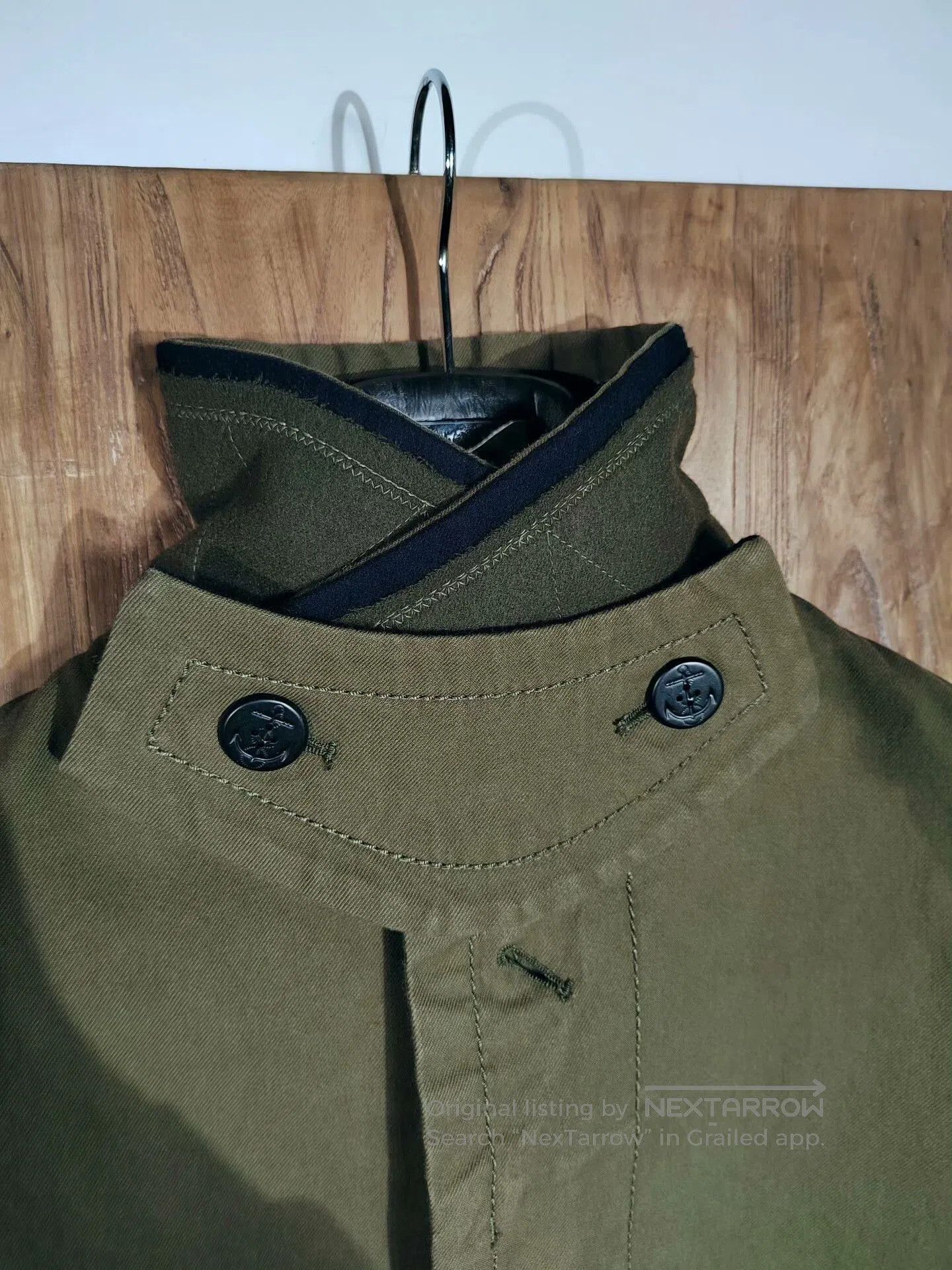 Sacai Sacai Green Mid-Length Men's Trench Coat. Size US M / EU 48-50 / 2 - 6 Thumbnail