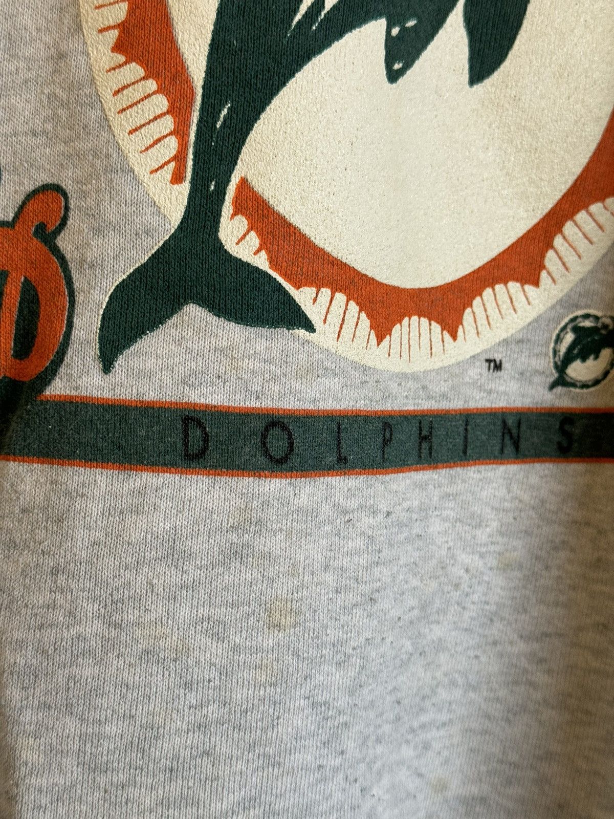Fruit Of The Loom Vintage Miami Dolphins Sweatshirt Size US L / EU 52-54 / 3 - 4 Thumbnail