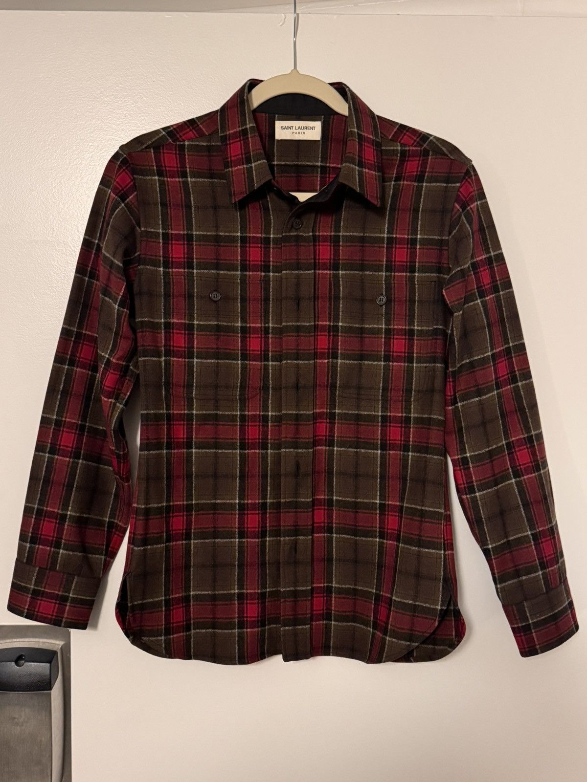 Saint Laurent Paris Saint Laurent Paris 2013 FW flannel Hedi Slimane Size US XS / EU 42 / 0 - 2 Thumbnail