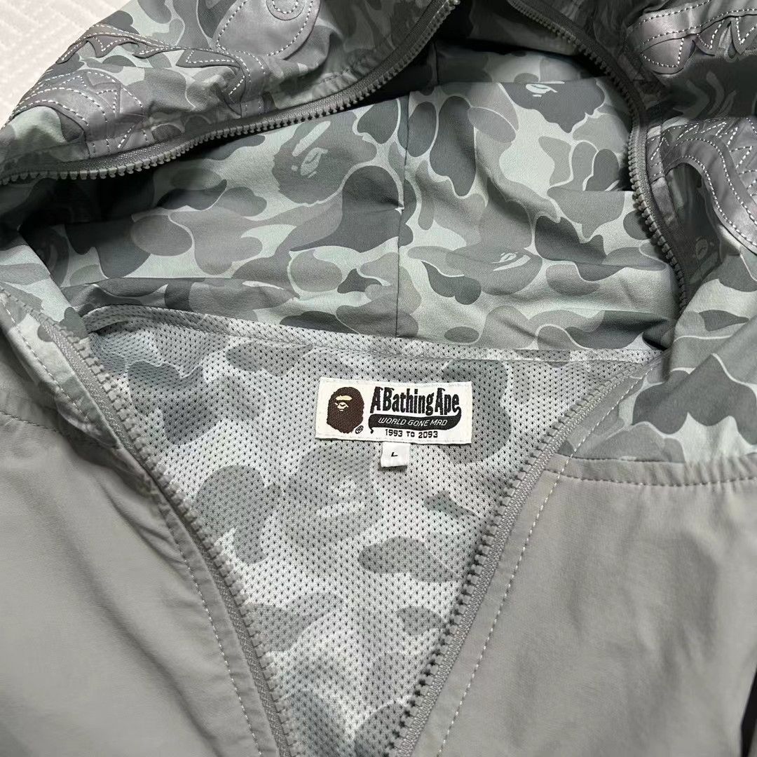 Bape × New Balance BAPE LIMIED FULL ZIP HOODIE Size US L / EU 52-54 / 3 - 4 Thumbnail