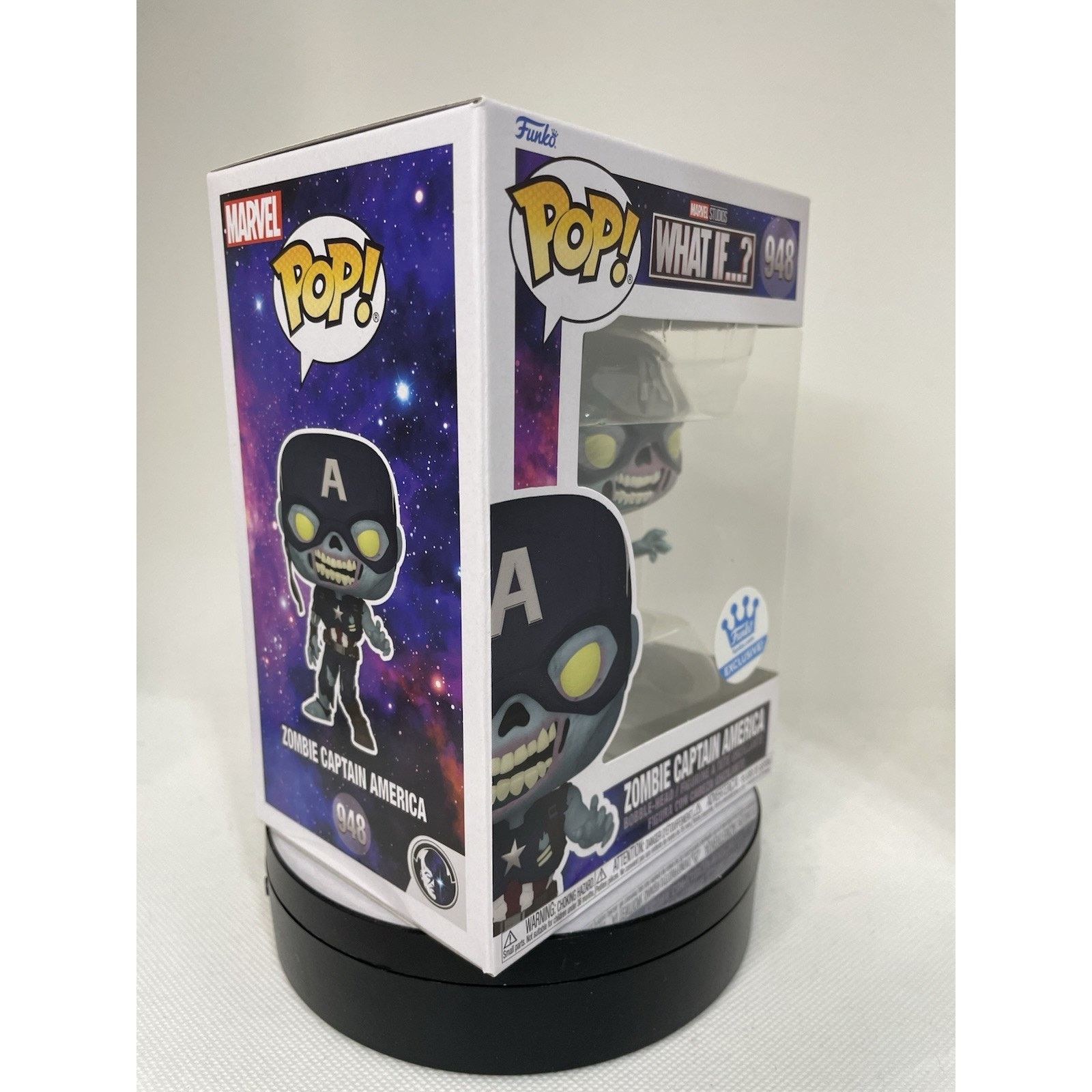 Marvel Comics Funko Pop! Zombie Captain America - Funko (Exclusive) #948 Size ONE SIZE - 8 Thumbnail