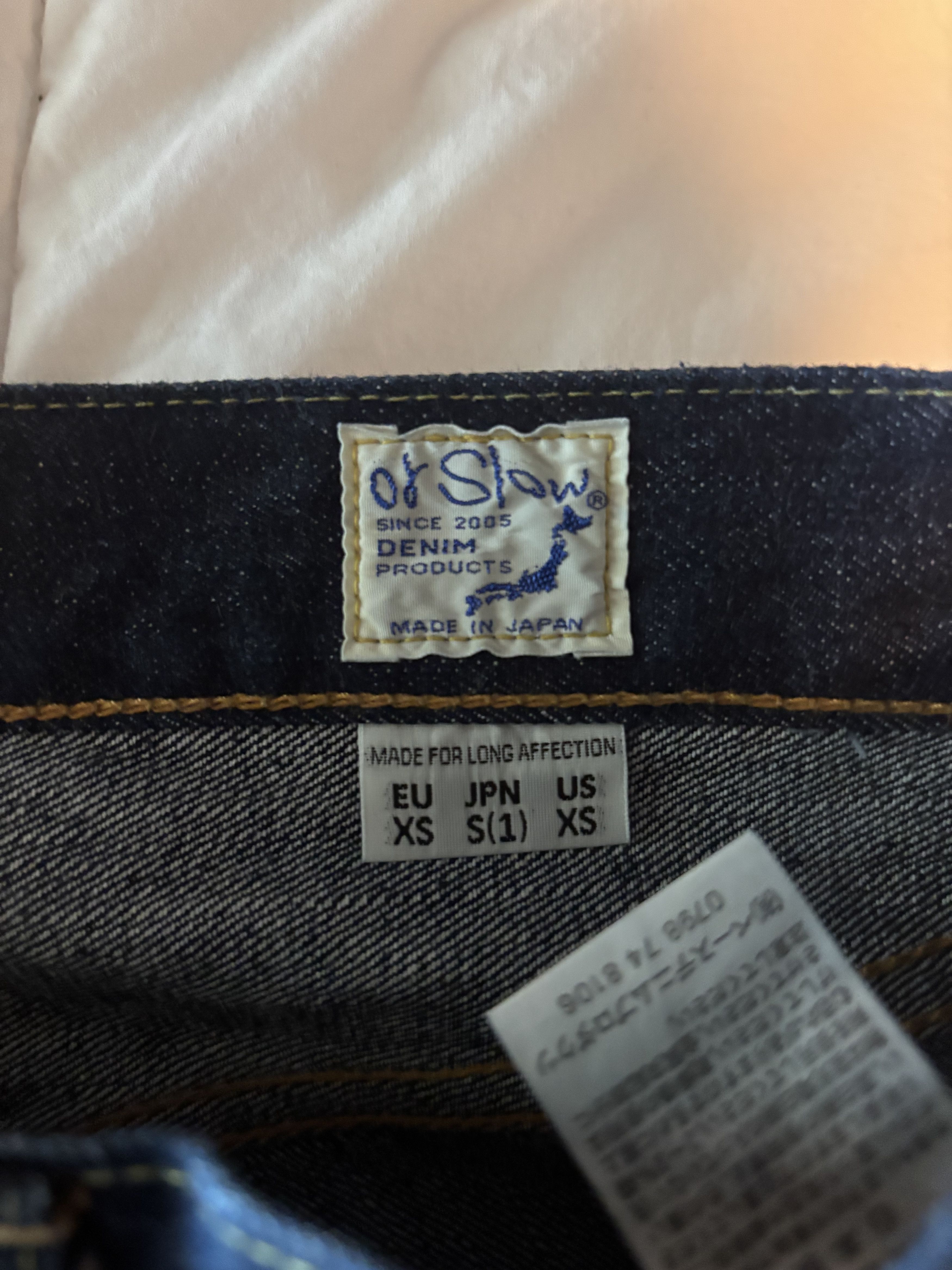 Orslow 105 One Wash Denim Size US 30 / EU 46 - 2 Thumbnail